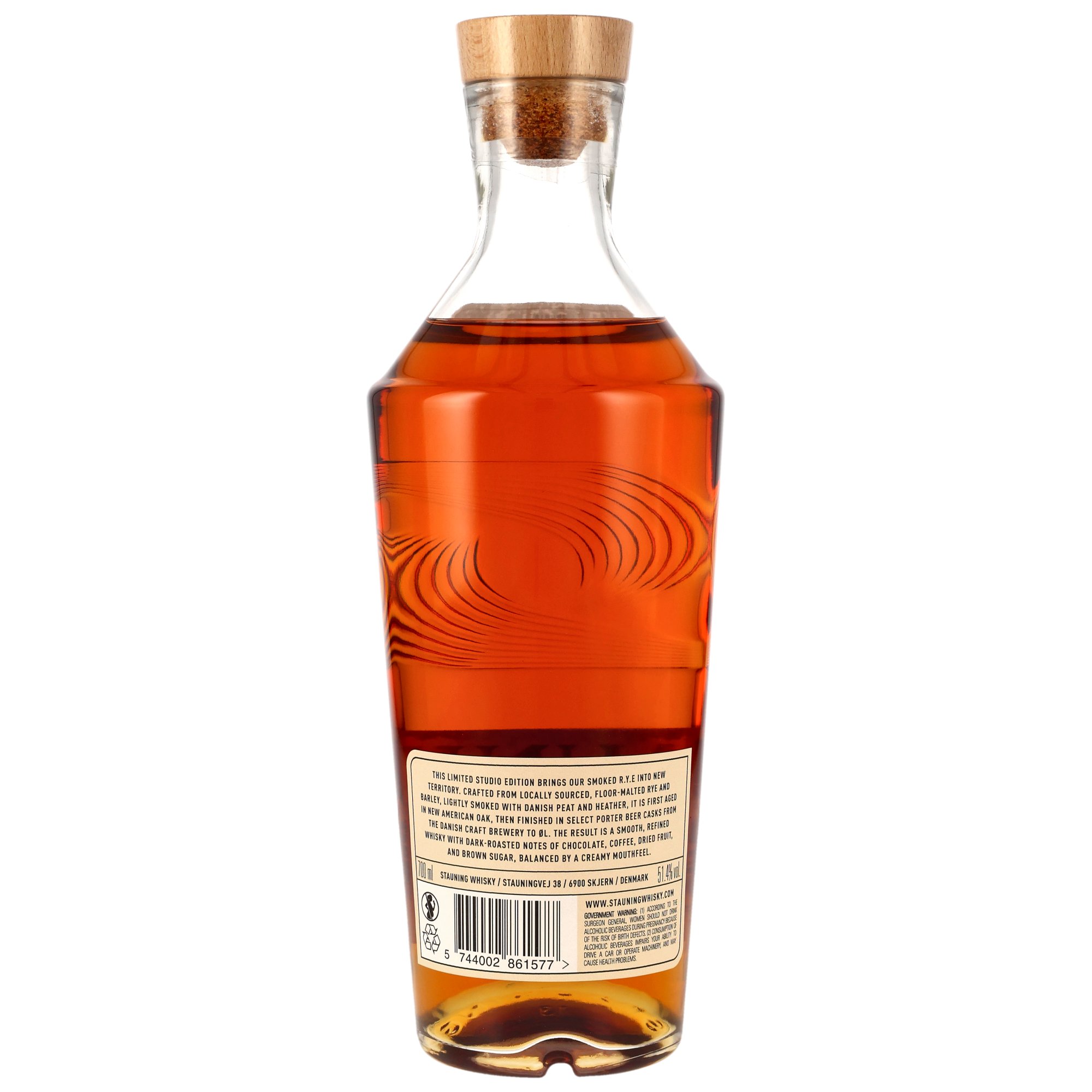 Stauning Smoked R.Y.E. (Rye) Porter Beer Cask - Danish Whisky