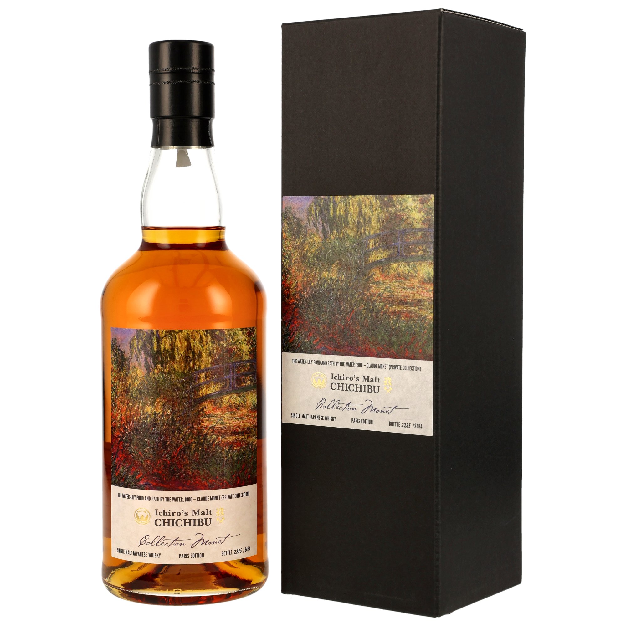 Chichibu Single Malt Japanese Whisky - Paris Edition 2026 Collection Monet Bleu