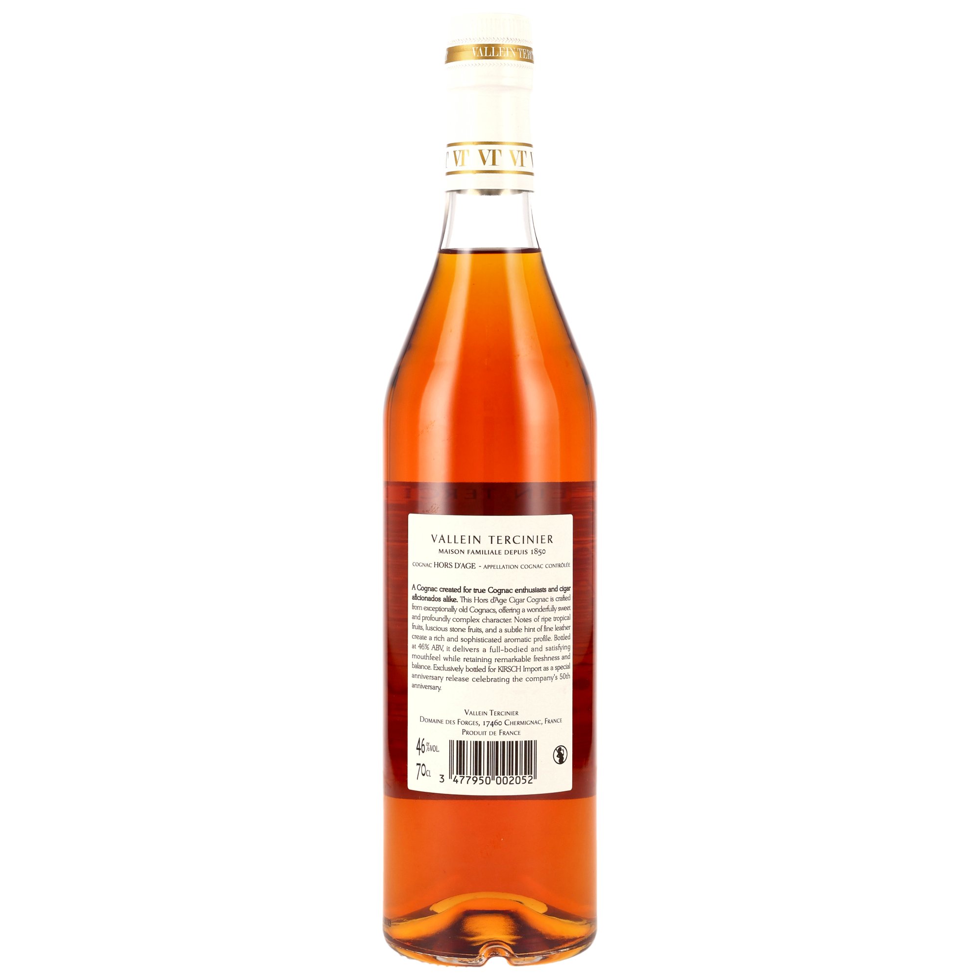 Vallein Tercinier Tres Vieux Cigar Blend Hors d'Age - 50th Anniversary Kirsch Import