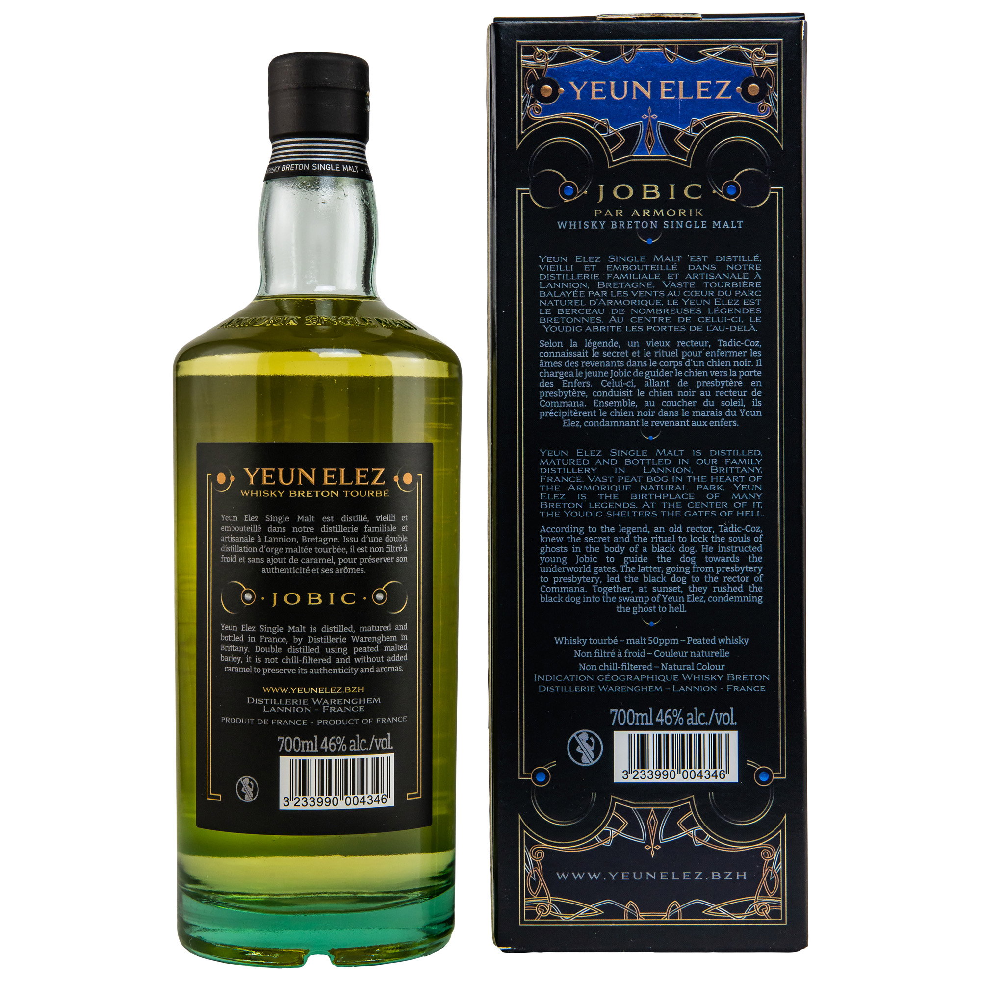 Armorik Yeun Elez Jobic Peated Single Malt Whisky
