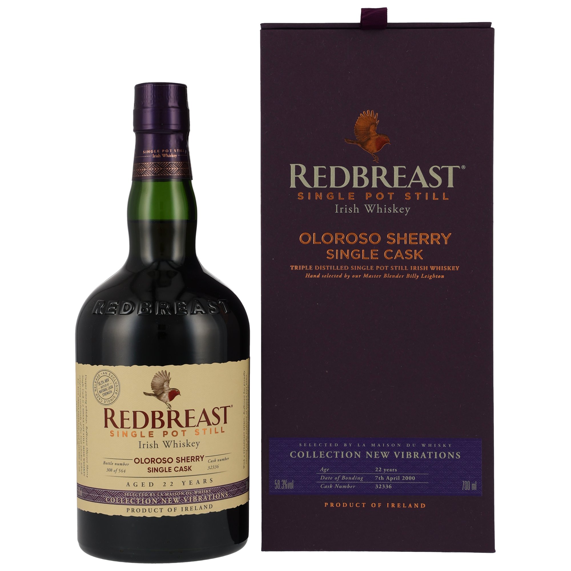 Redbreast 2000/2022 - 22 y.o. - 1st Fill Sherry Cask #32336