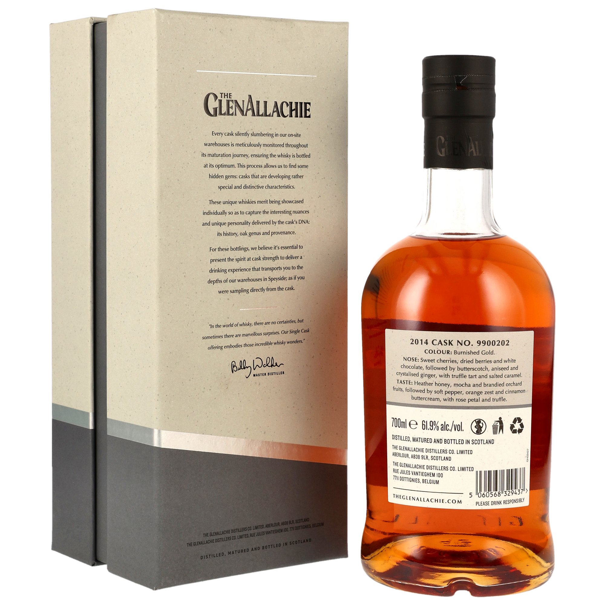 GlenAllachie 2014/2025 - 10 y.o. - Barolo Wine Barrel #9900202 - Kirsch Exclusive