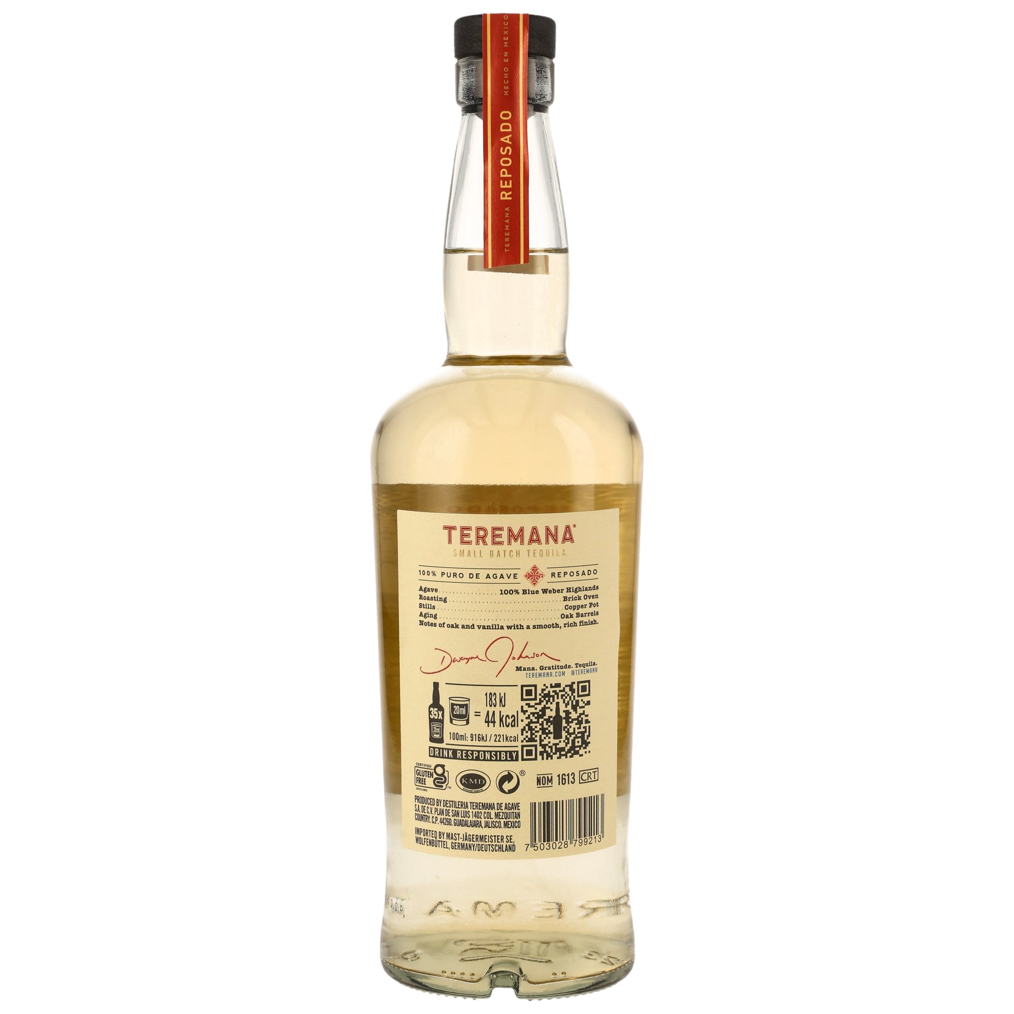 Teremana Tequila Reposado (The Rock)