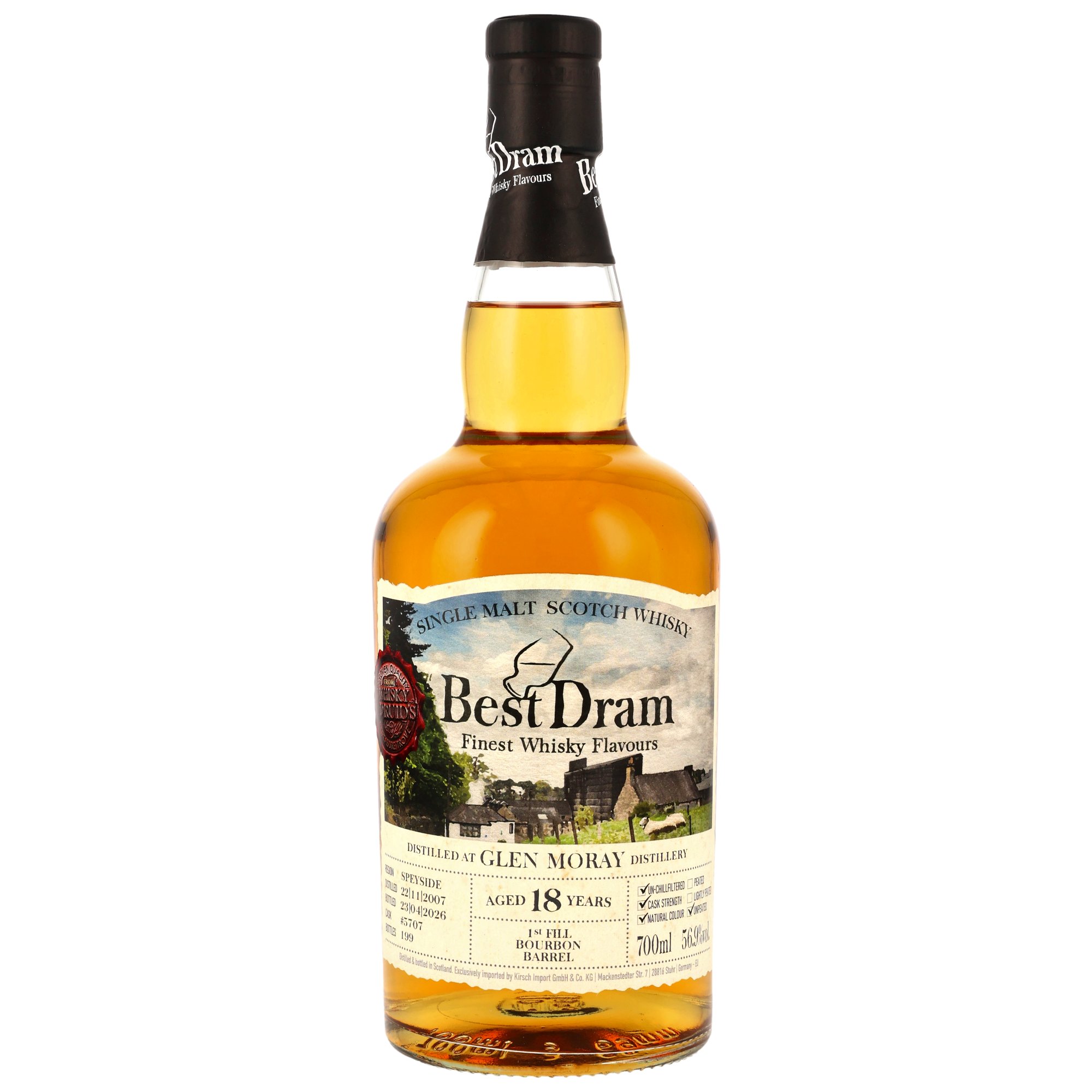 Best Dram Glen Moray 18YO
