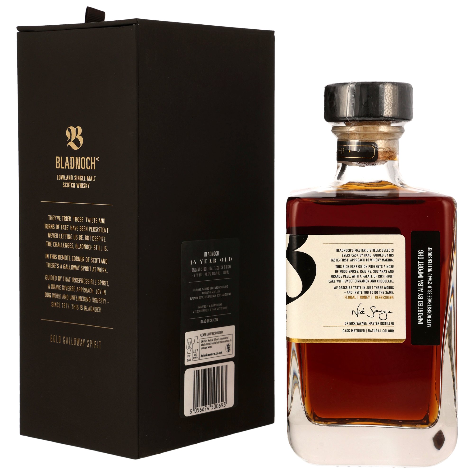 Bladnoch 16 y.o. Oloroso Sherry Casks - The Galloway Collection