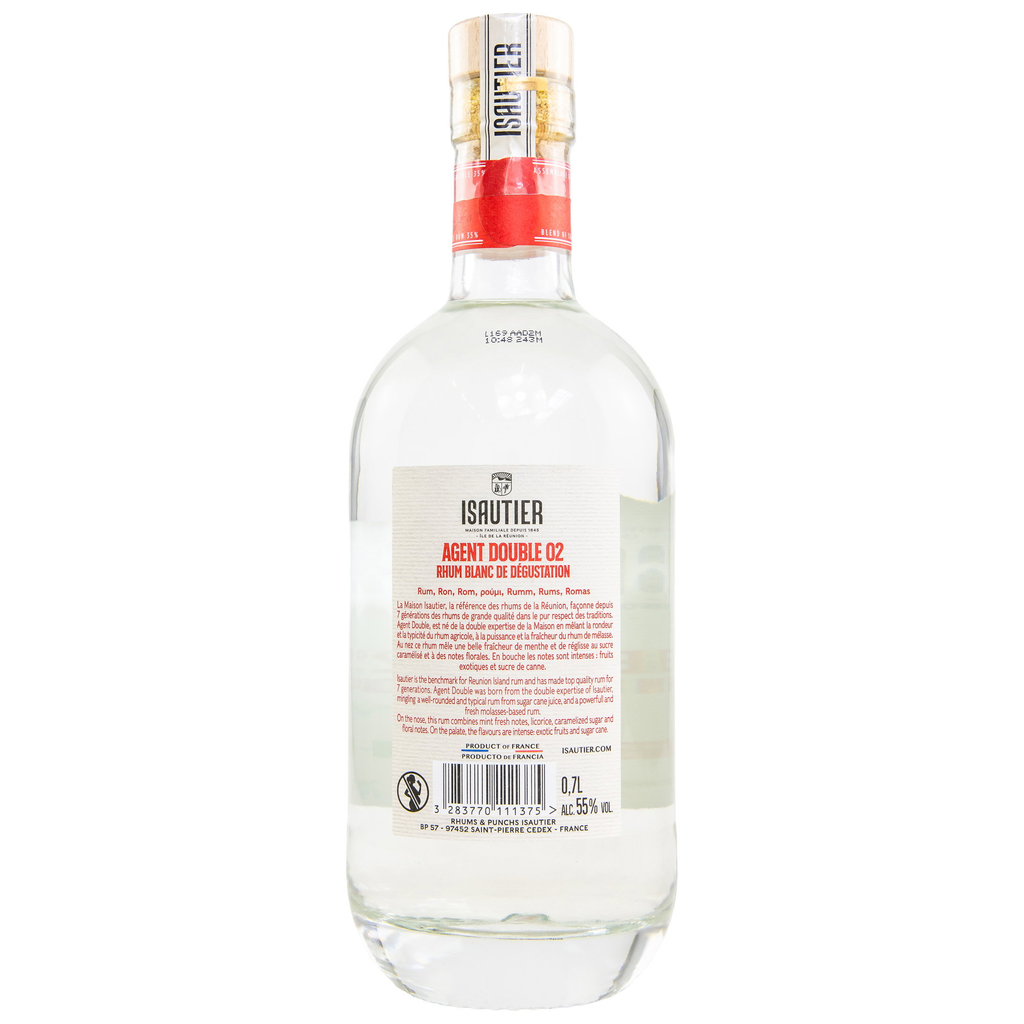 Isautier Rhum Blanc Agent Double 02