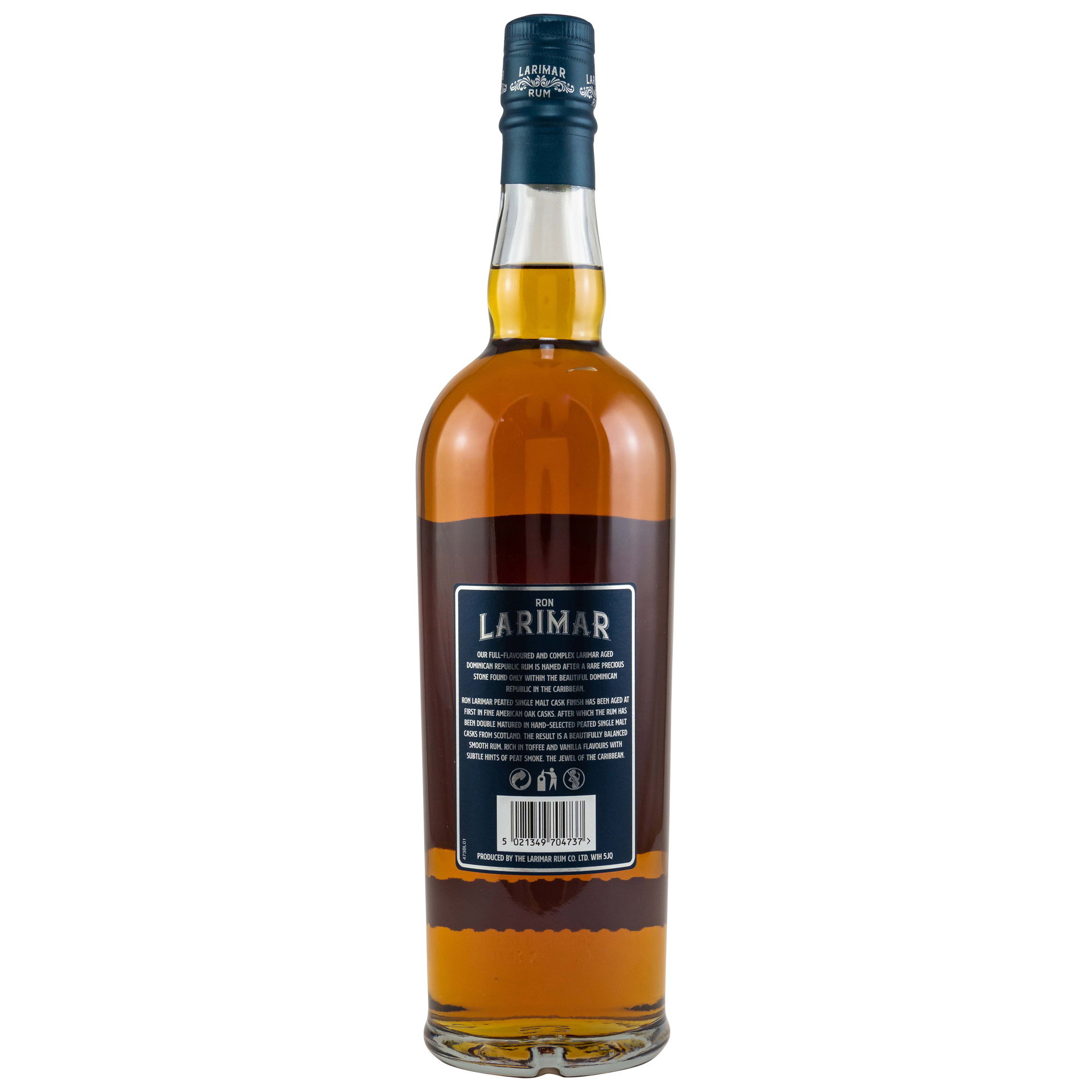 Ron Larimar Peated Cask Finish - Dominican Republic Rum