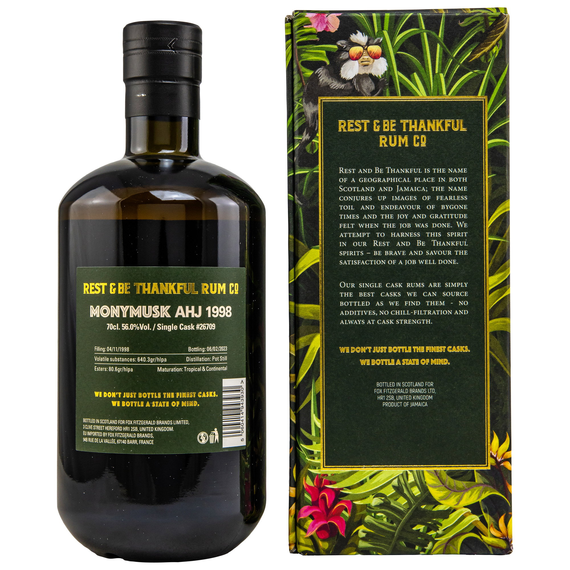 Monymusk 1998/2023 - 24 y.o. - AHJ Single Cask #26709 - Rest & Be Thankful