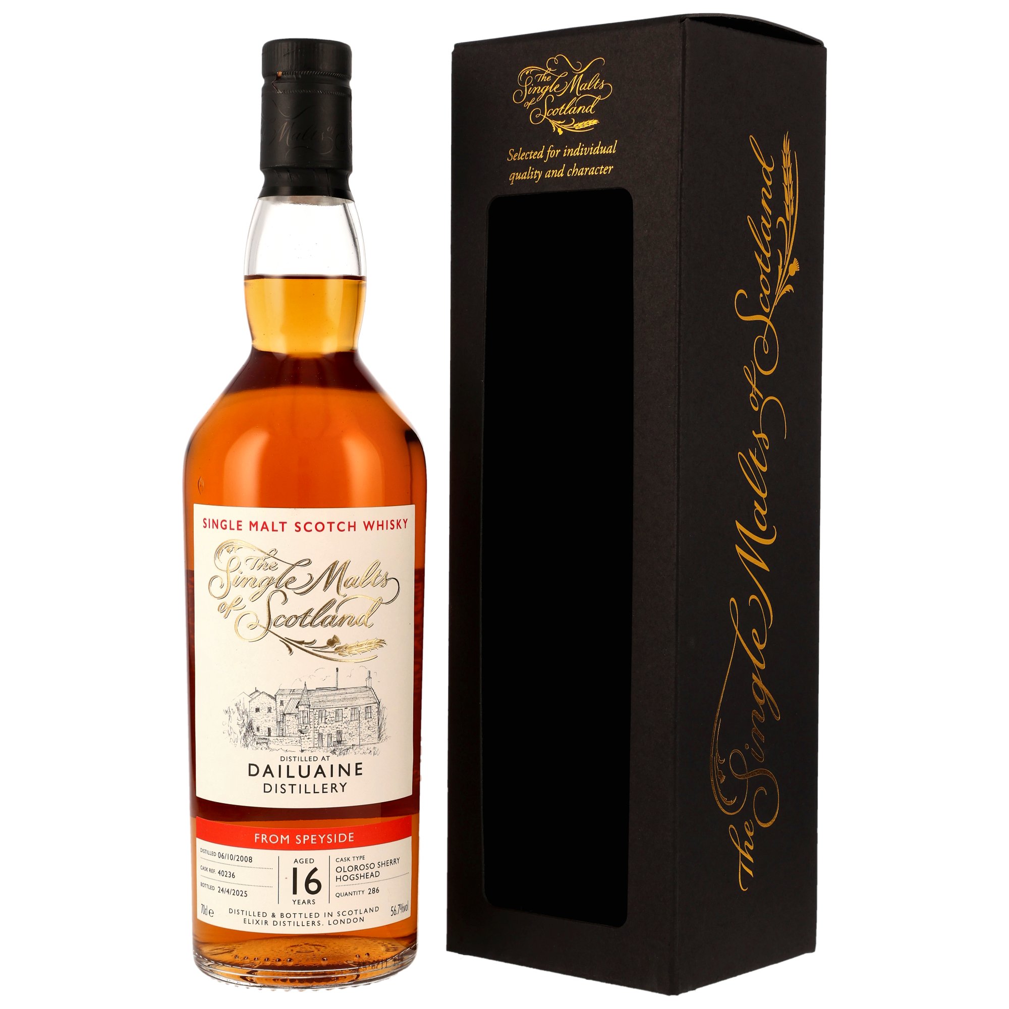 Dailuaine 2008/2025 - 16 y.o. - Oloroso Sherry Hogshead #40236 (SMoS)