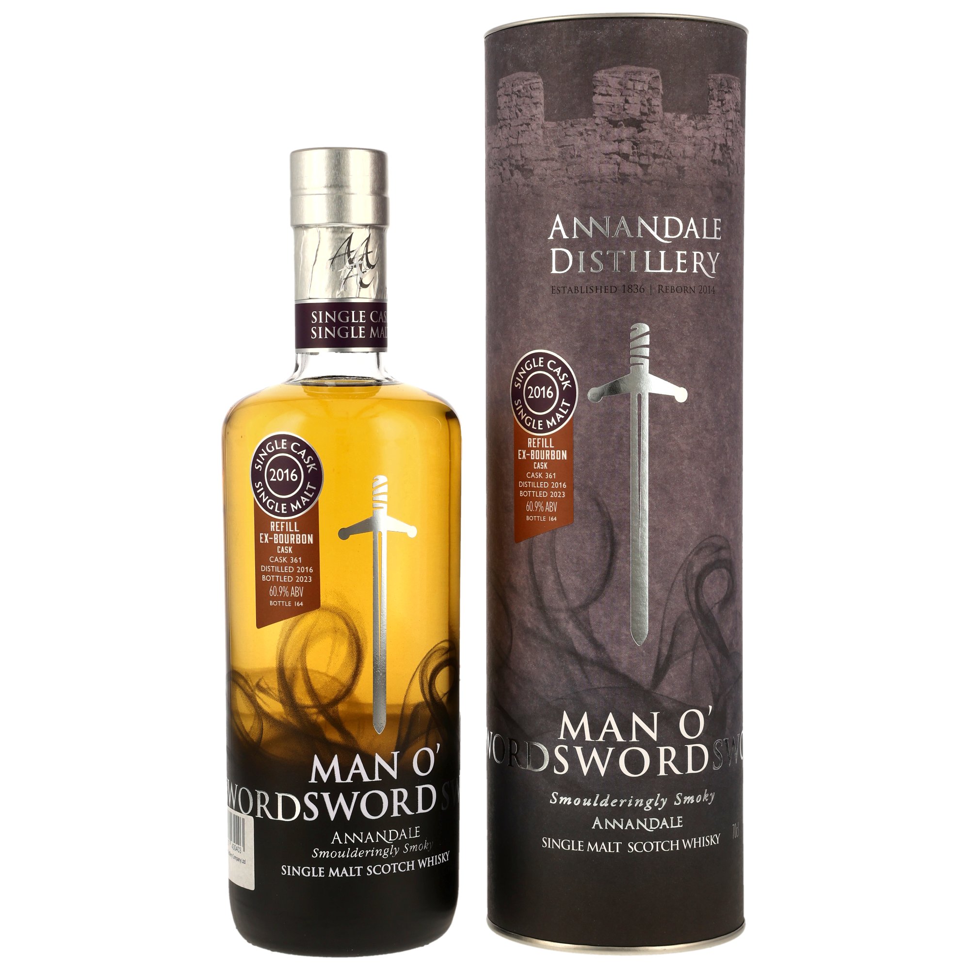 Annandale 2016/2023 Man O' Sword Founders Selection - Bourbon Cask #361