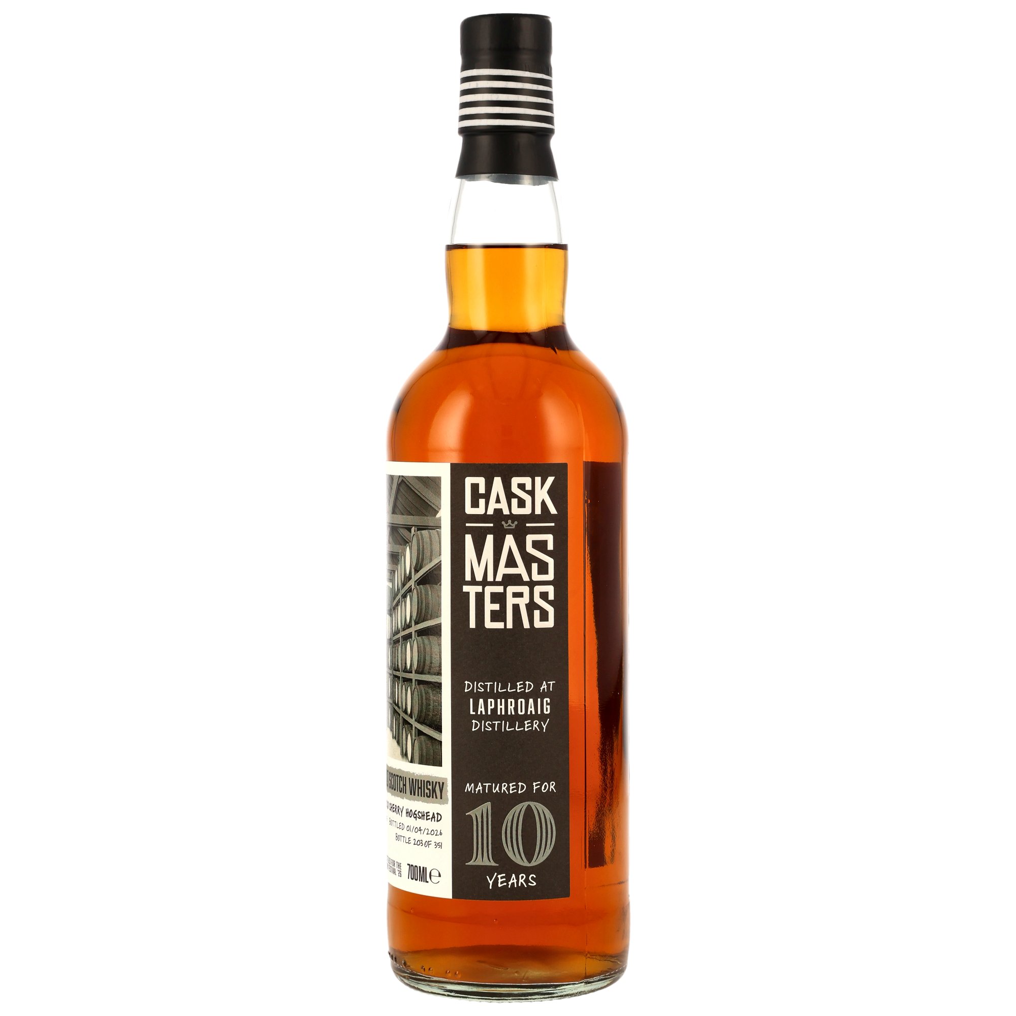 Laphroaig 2015/2026 - 10 y.o. - 1st Fill Oloroso Sherry Hogshead #305/2015 - Cask Masters - Brave New Spirits