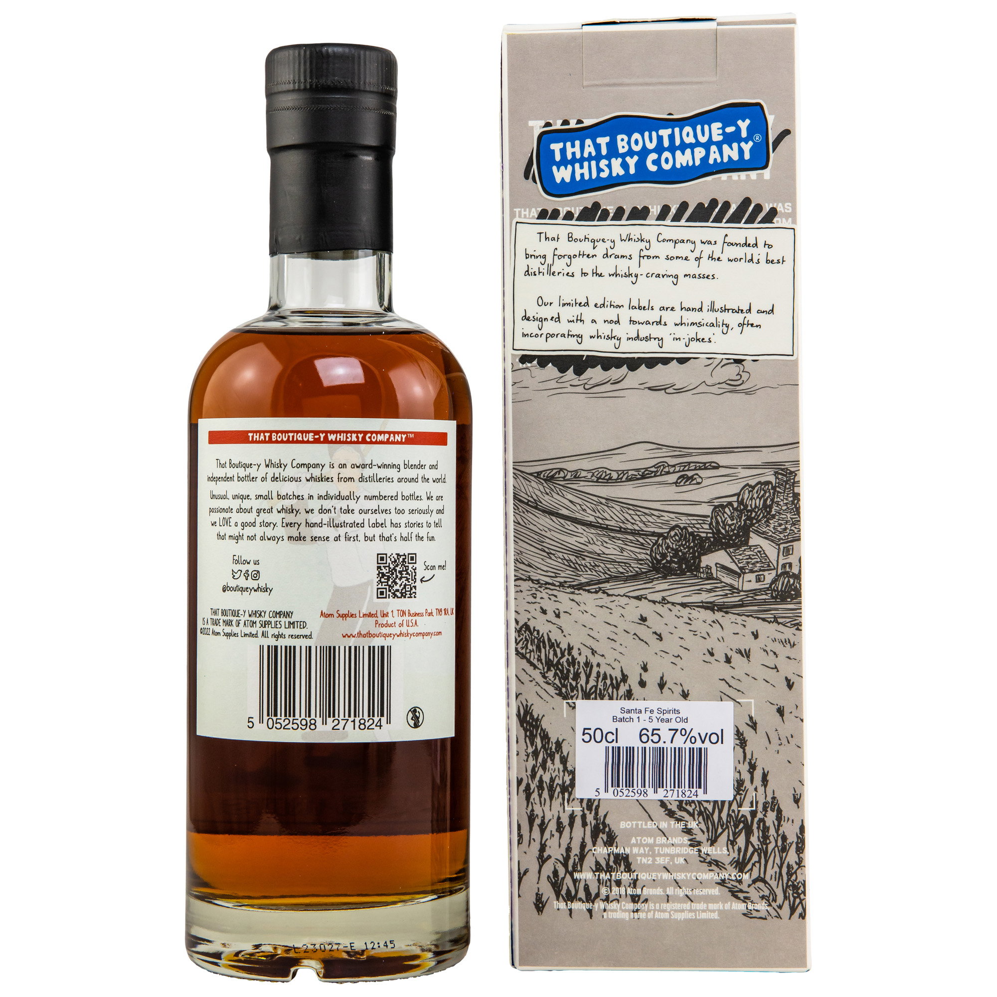 Santa Fe Spirits 5 y.o. - Batch 1 (That Boutique-Y Whisky Company)