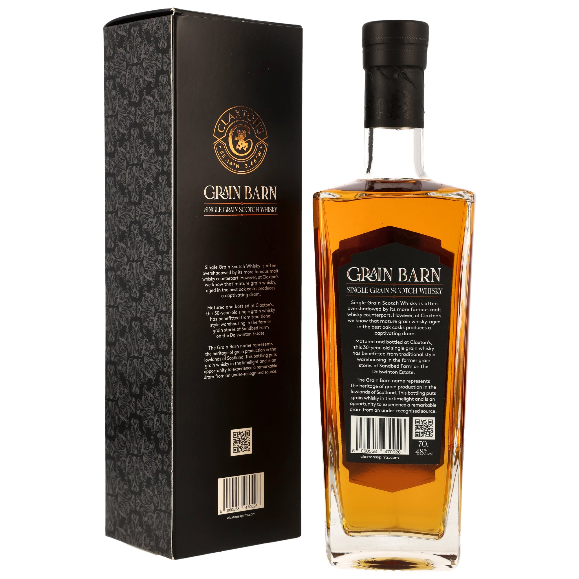 Grain Barn 30 y.o. Single Grain Scotch Whisky - Ex-Bourbon Casks - (Claxtons)