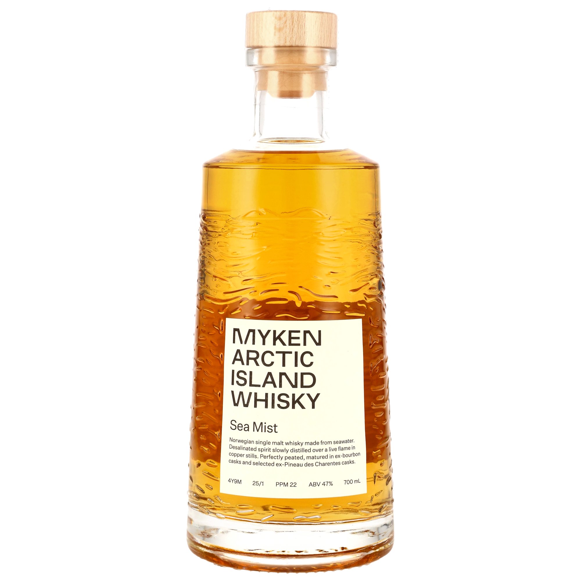 Myken Sea Mist - Arctic Island Single Malt Whisky - 4 y.o. - Bourbon & Pineau Casks