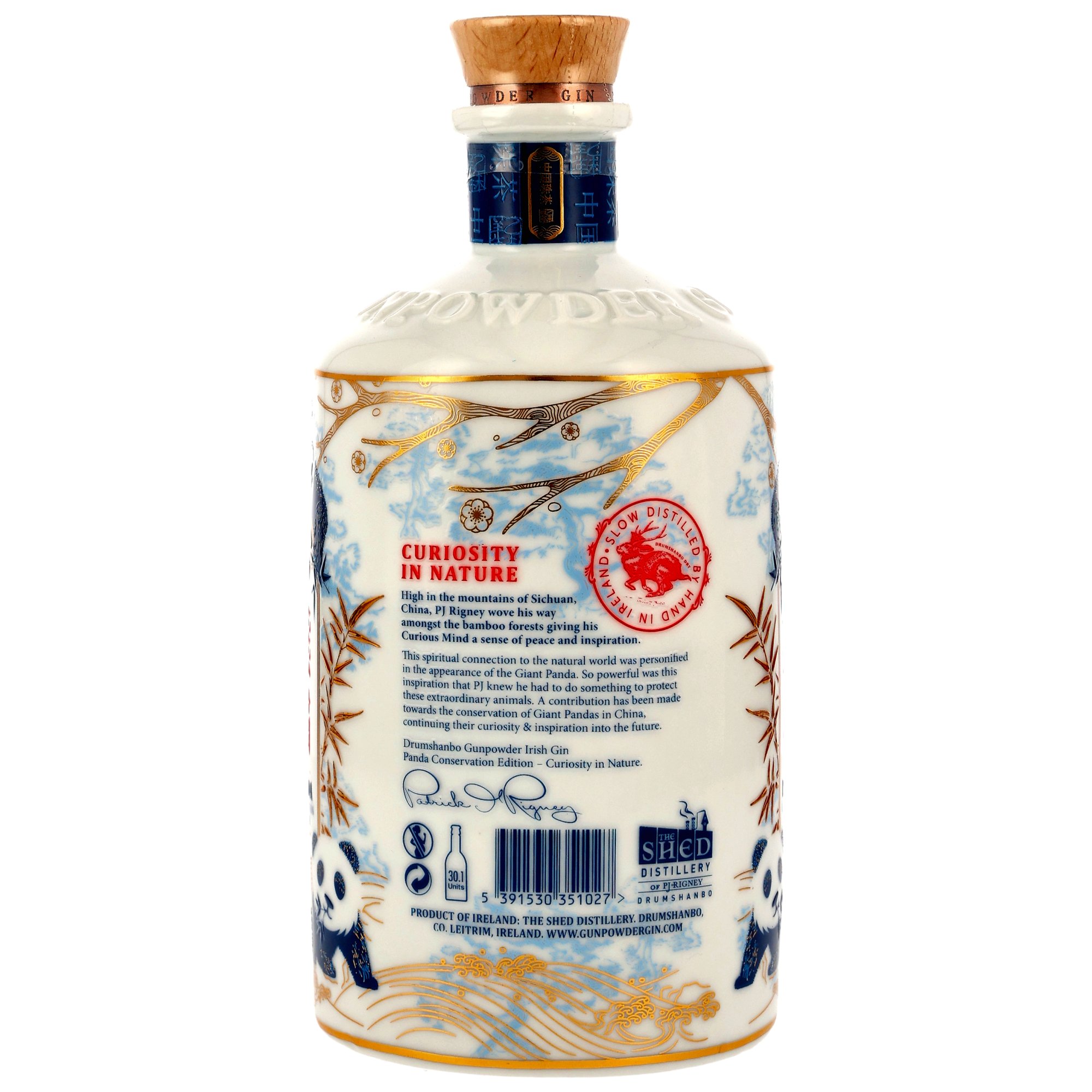 Drumshanbo Gunpowder Gin Panda Conservation