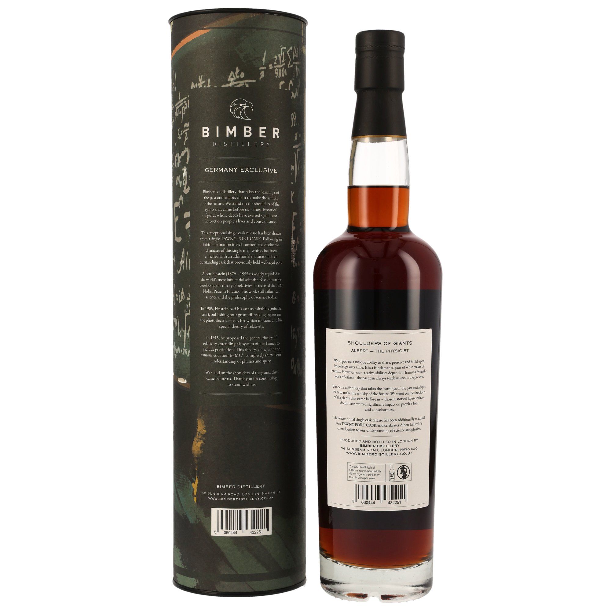 Bimber Single Malt London Whisky - Tawny Port Cask #304/8 - for Germany