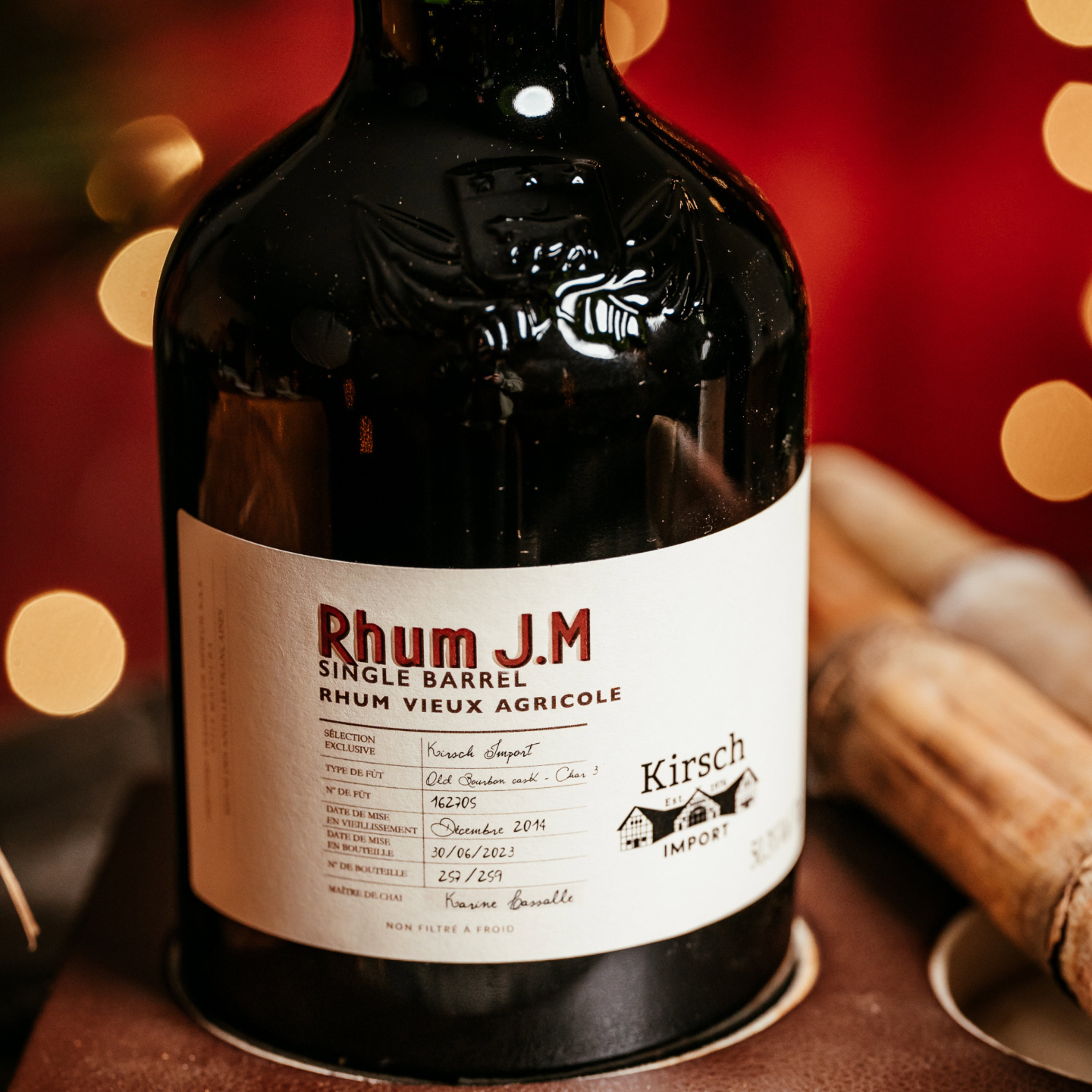 Rhum J.M 2014/2023 - 8 y.o. - Single Barrel Fut # 162705