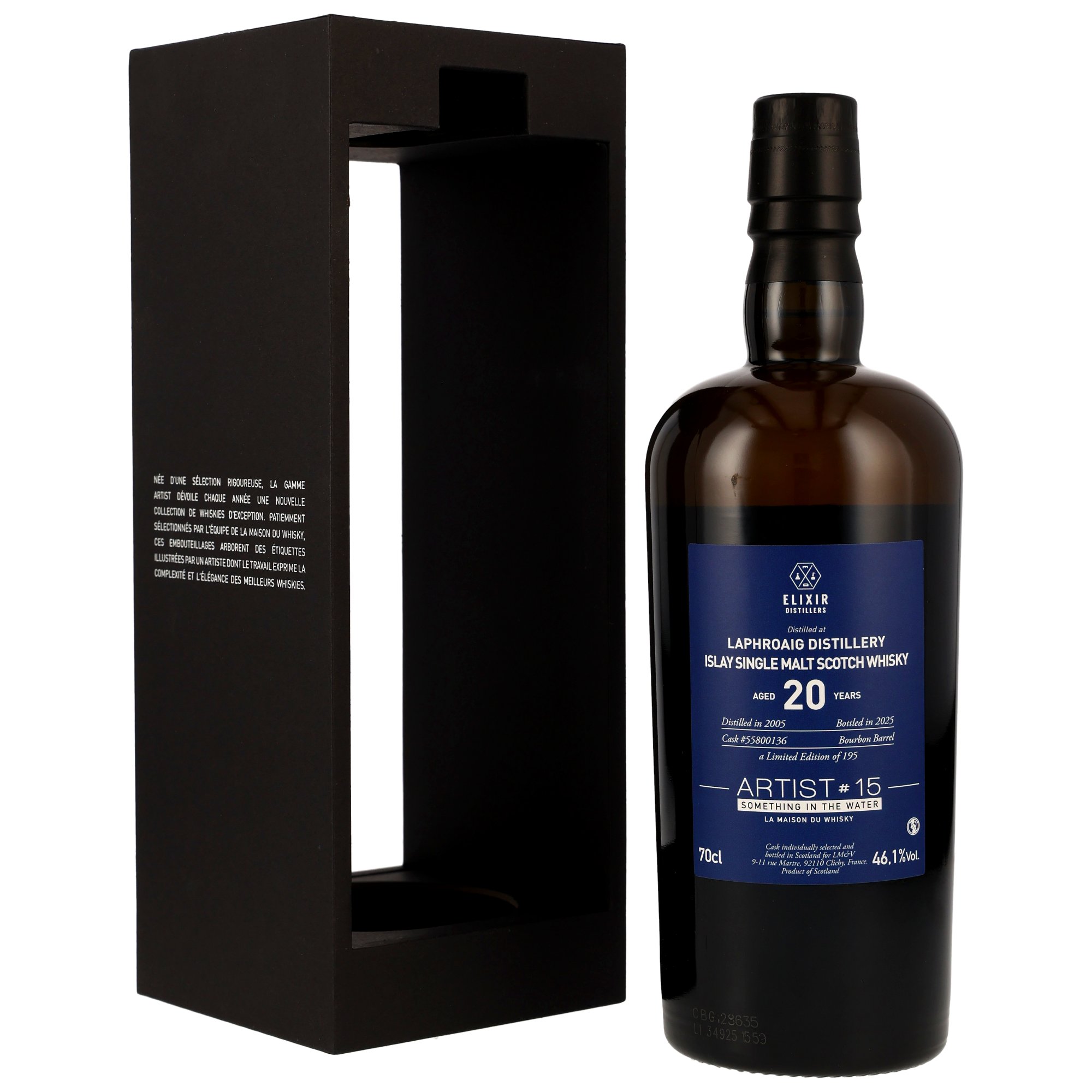 Laphroaig 2005/2025 - 20 y.o. - Bourbon Cask #55800136 - Artist #15 - Something in the Water