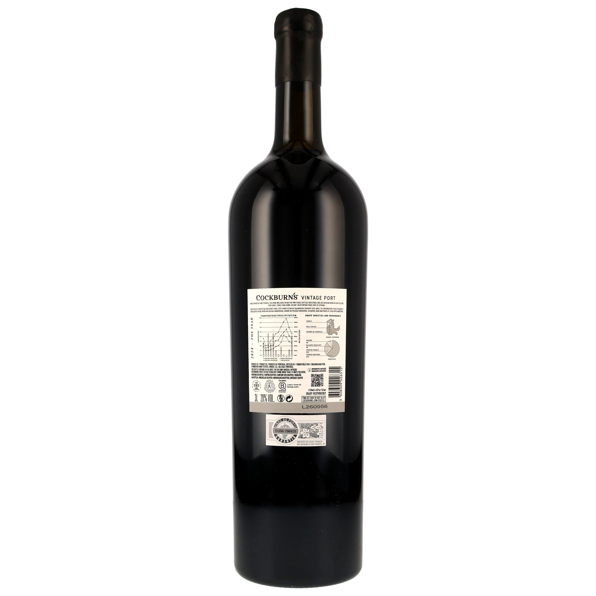 Cockburns 2024 Vintage Port in Einzel-Holzbox  3L
