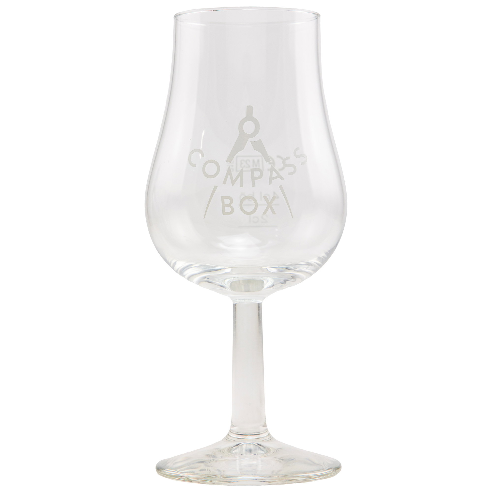 Compass Box Tasting Glas Form Tulpe mit 2/4cl Eichstrich ohne Deckel