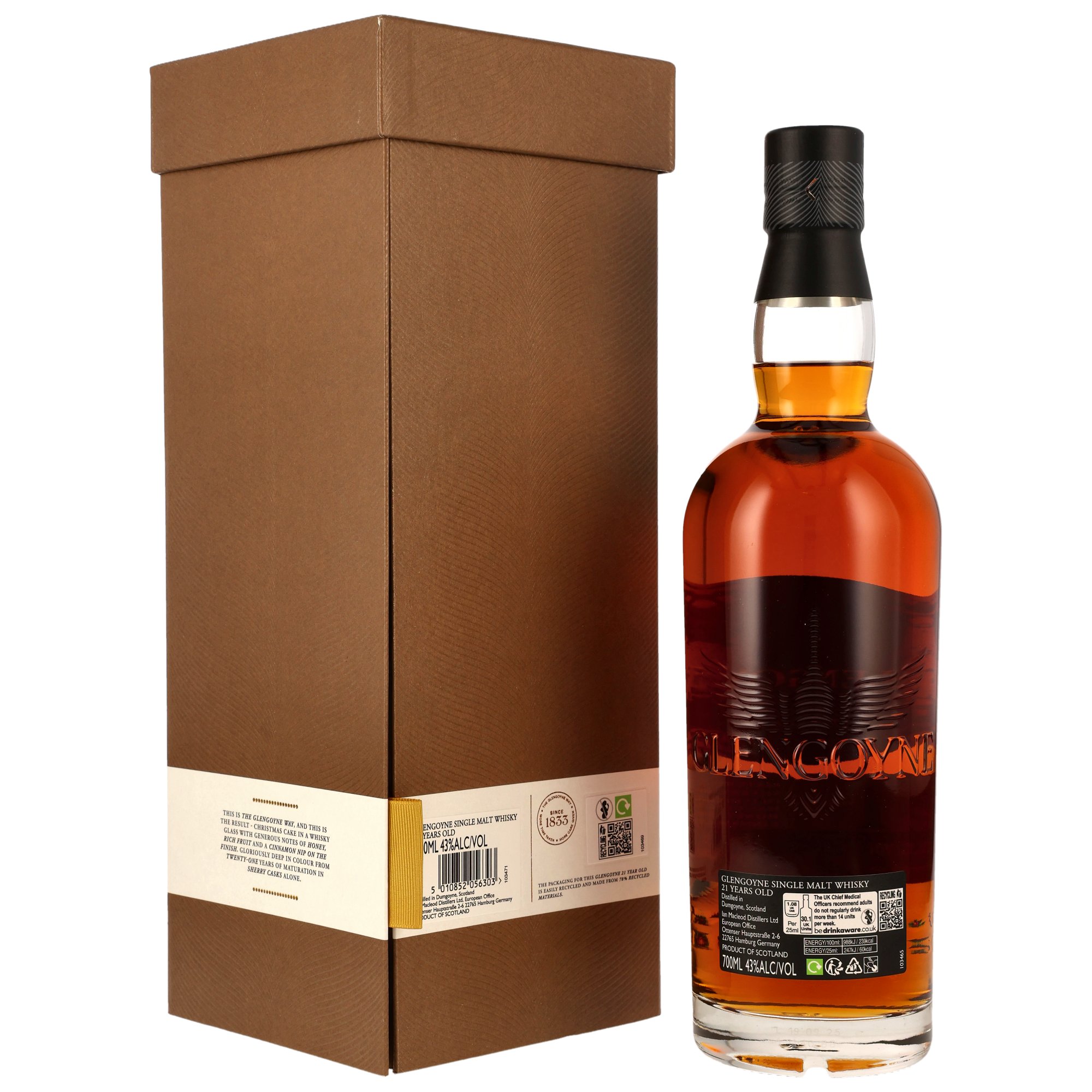 Glengoyne 21 y.o. - Sherry Casks - neue Ausstattung