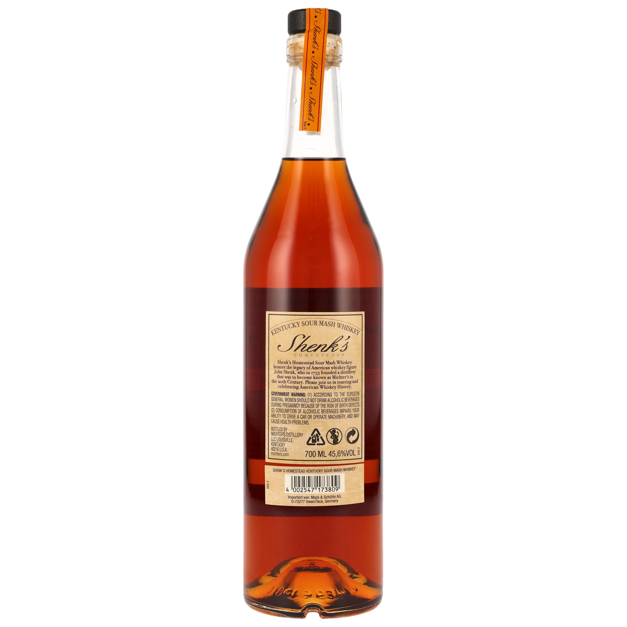 Shenk´s Homestead Sour Mash Whiskey 2024