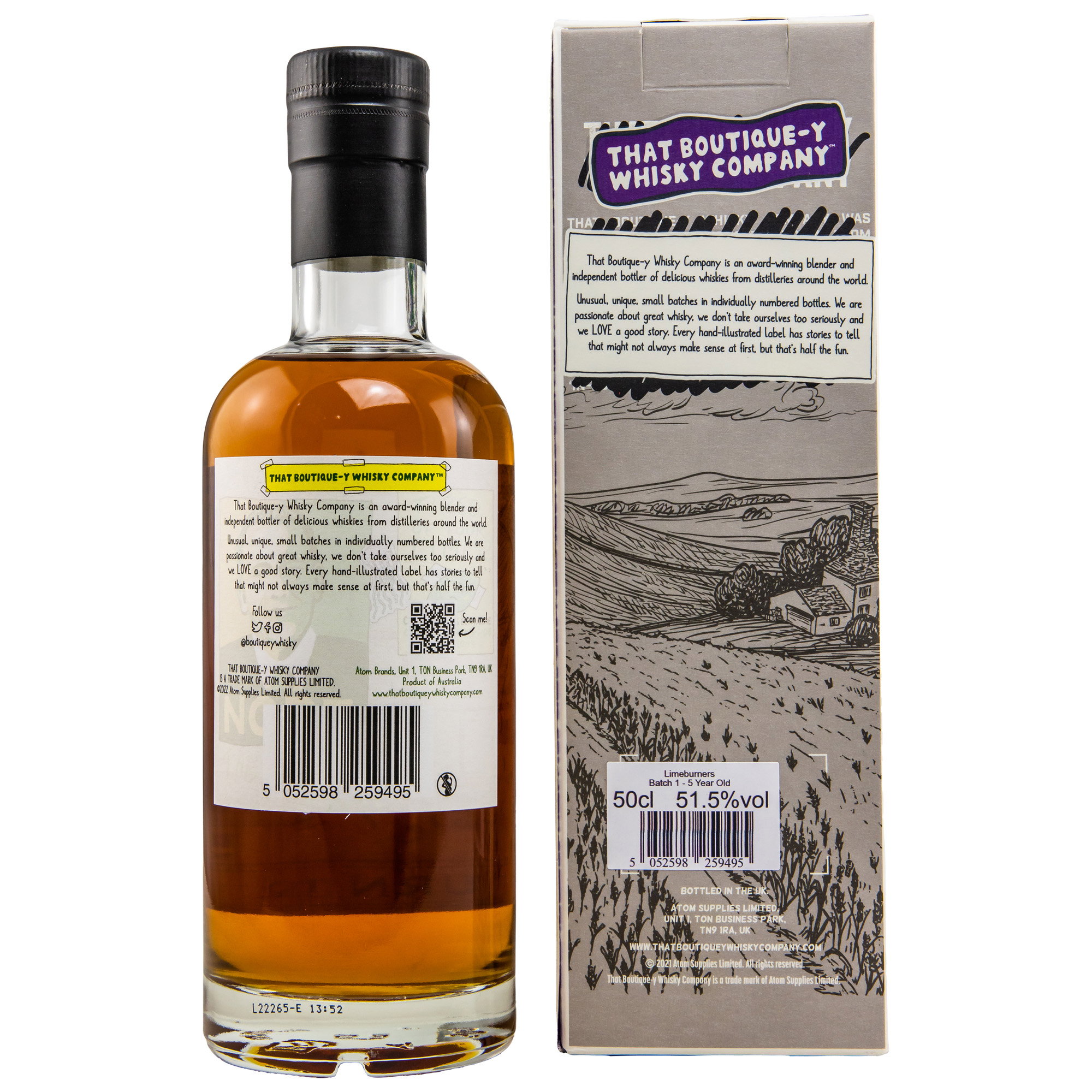 Limeburners 5 y.o. - Batch 1 (That Boutique-y Whisky Company)
