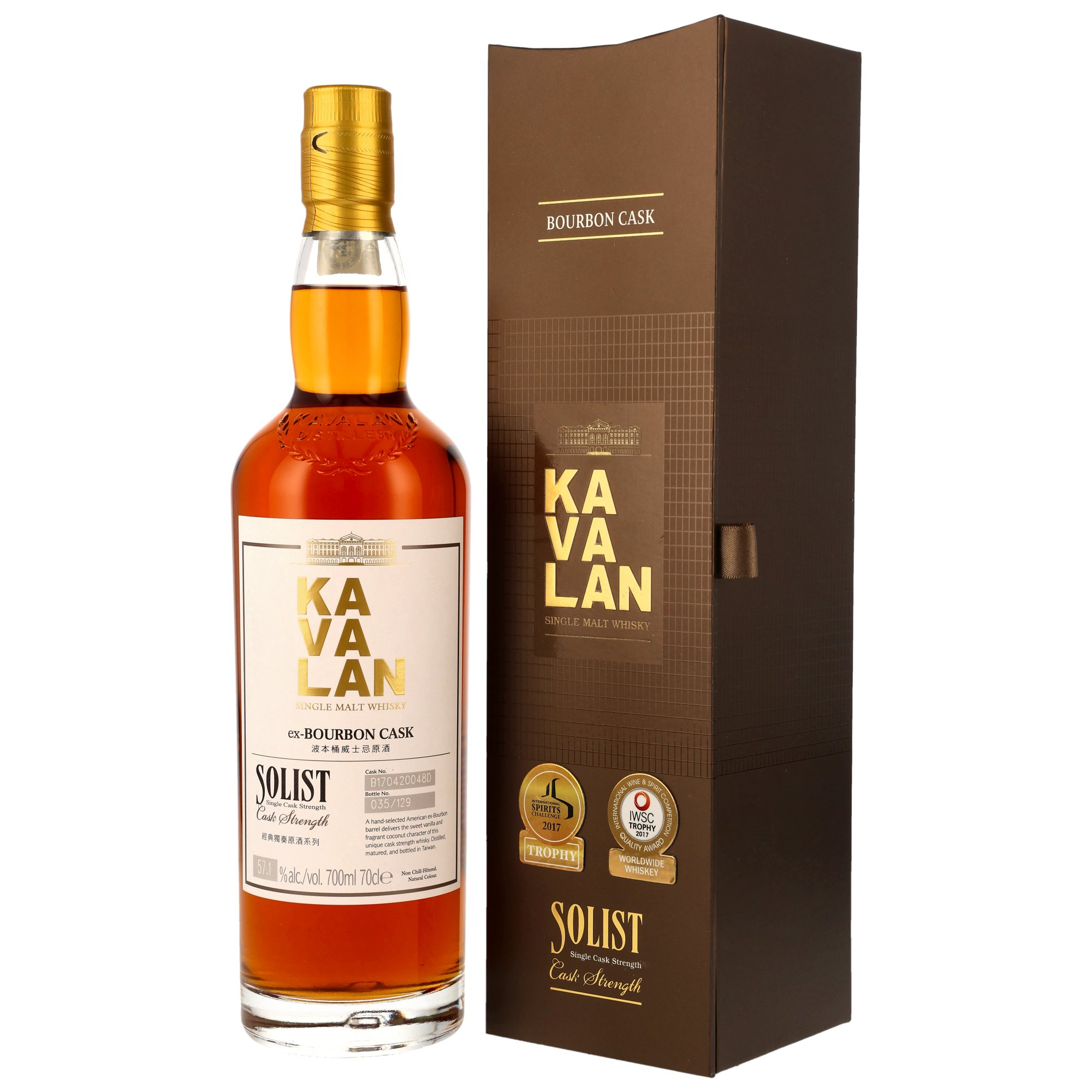 Kavalan Solist - ex-Bourbon Cask 57,1%