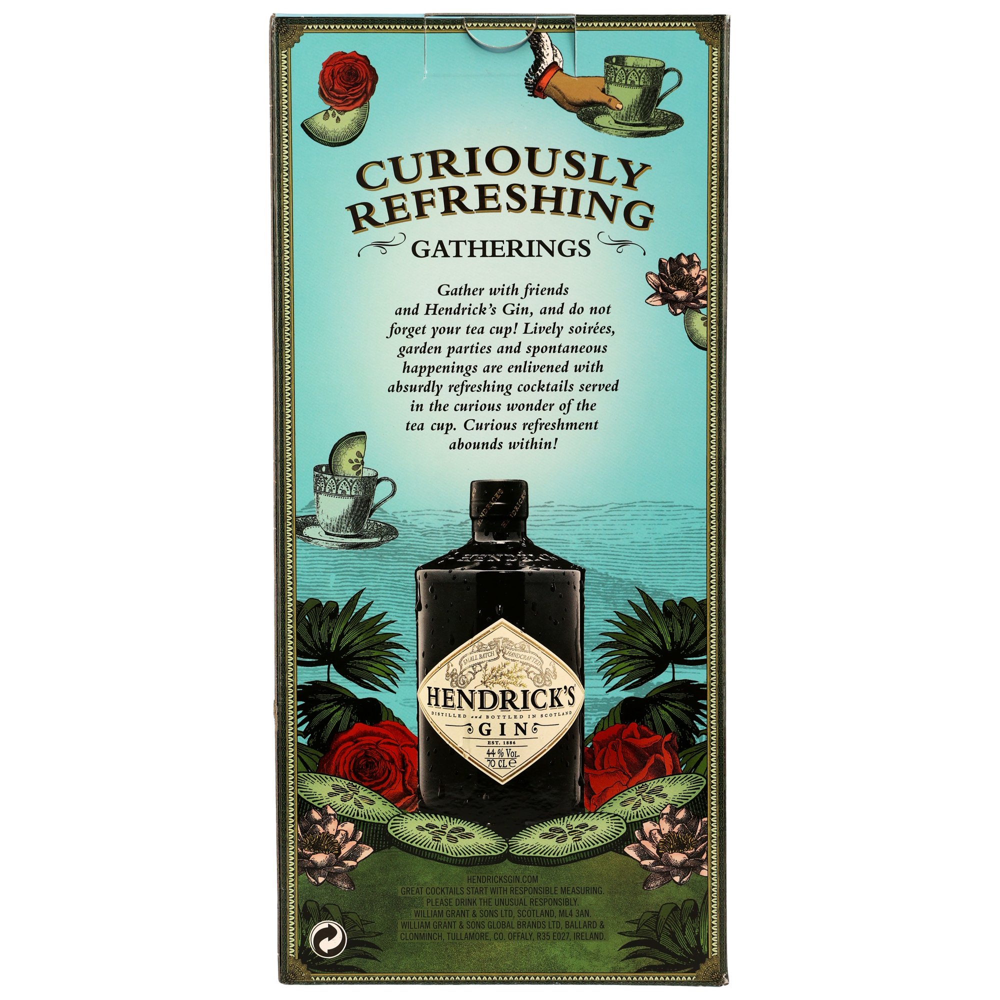 Hendricks Gin / Small Batch + Tea-Cup