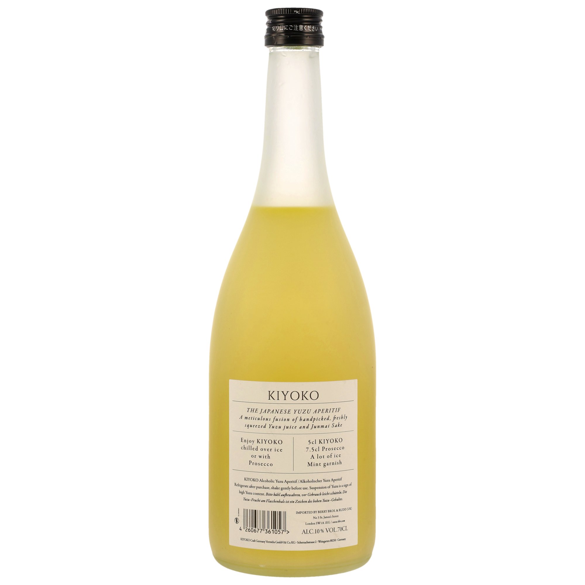 Kiyoko Yuzu Aperitif 10%