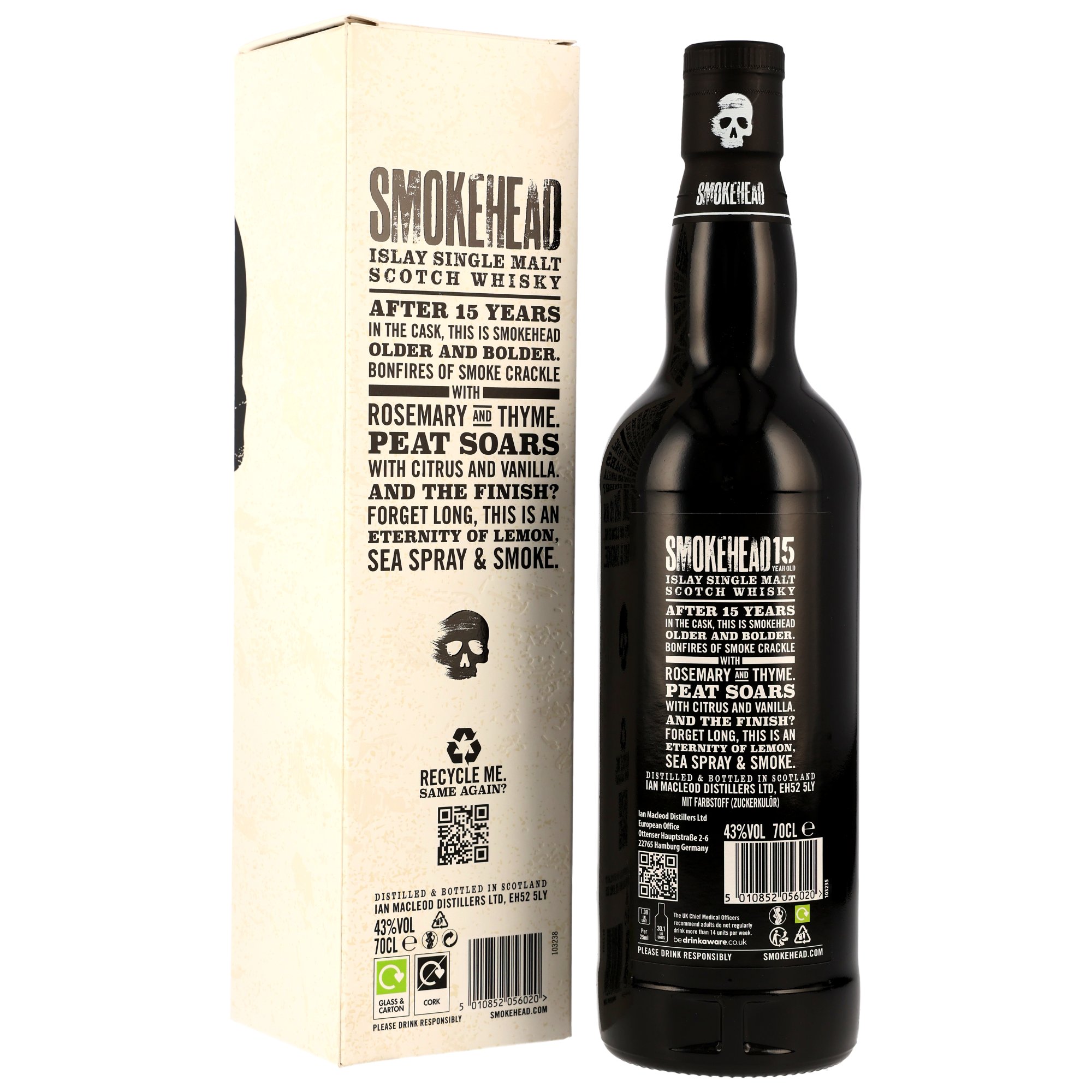 Smokehead 15 y.o. - Islay Single Malt Scotch Whisky