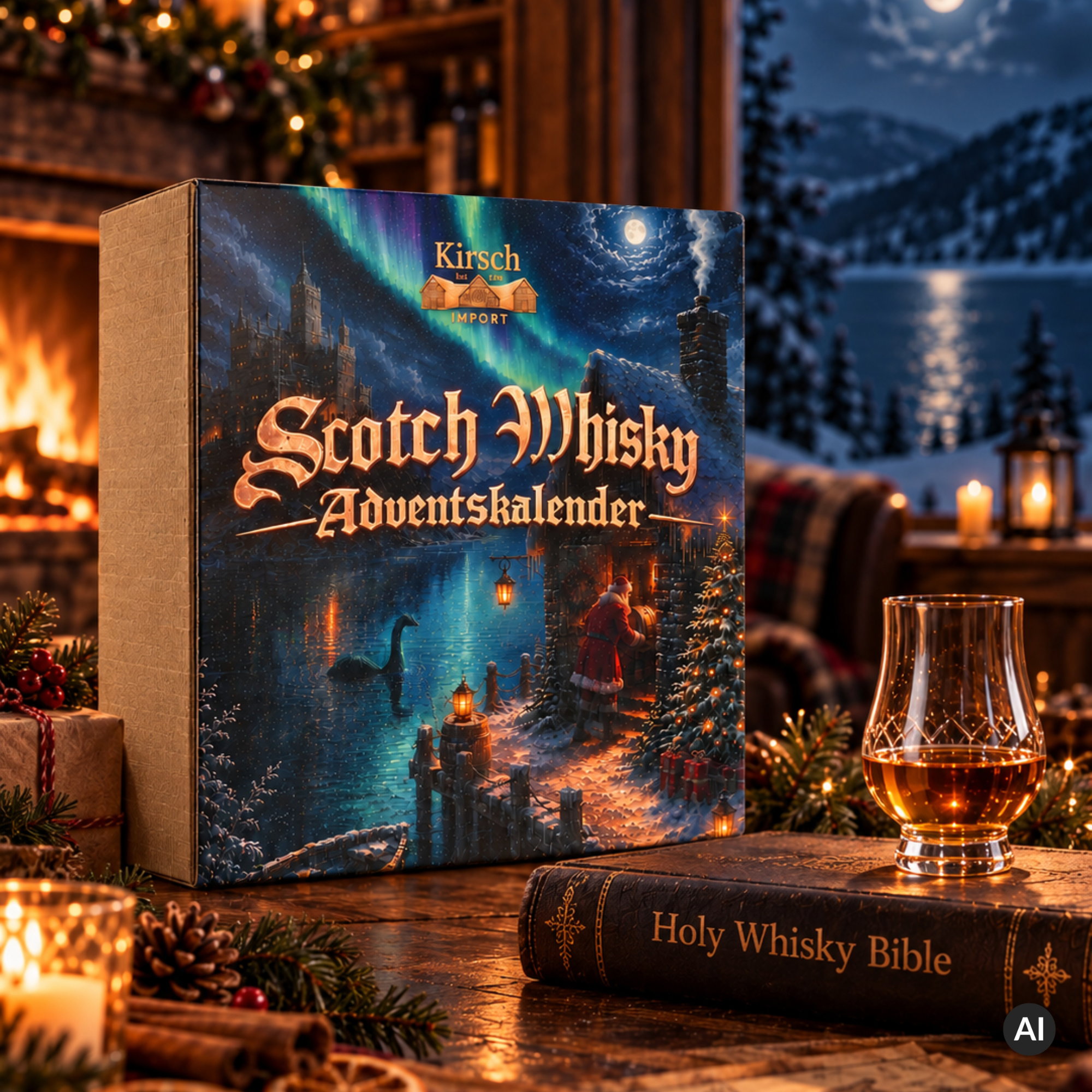 Adventskalender - Scotch - 24 x 0,02l | 5 VE pro Karton (2026) - mit Begleitheft