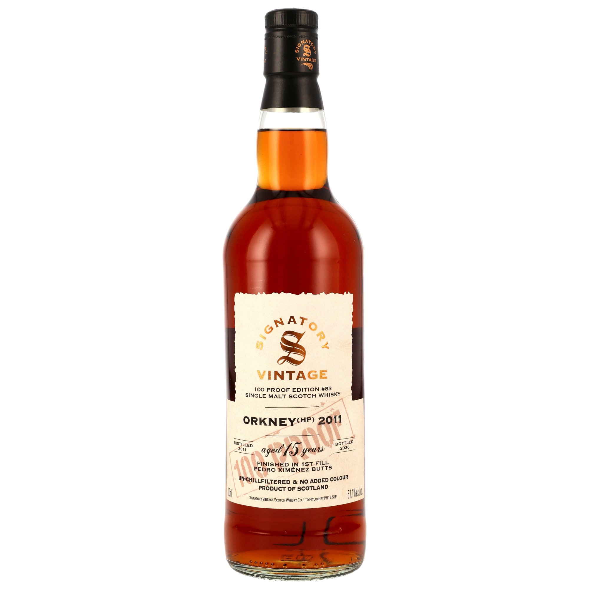 Orkney (HP) 2011/2026 - 15 y.o. - Signatory 100 PROOF Edition #83