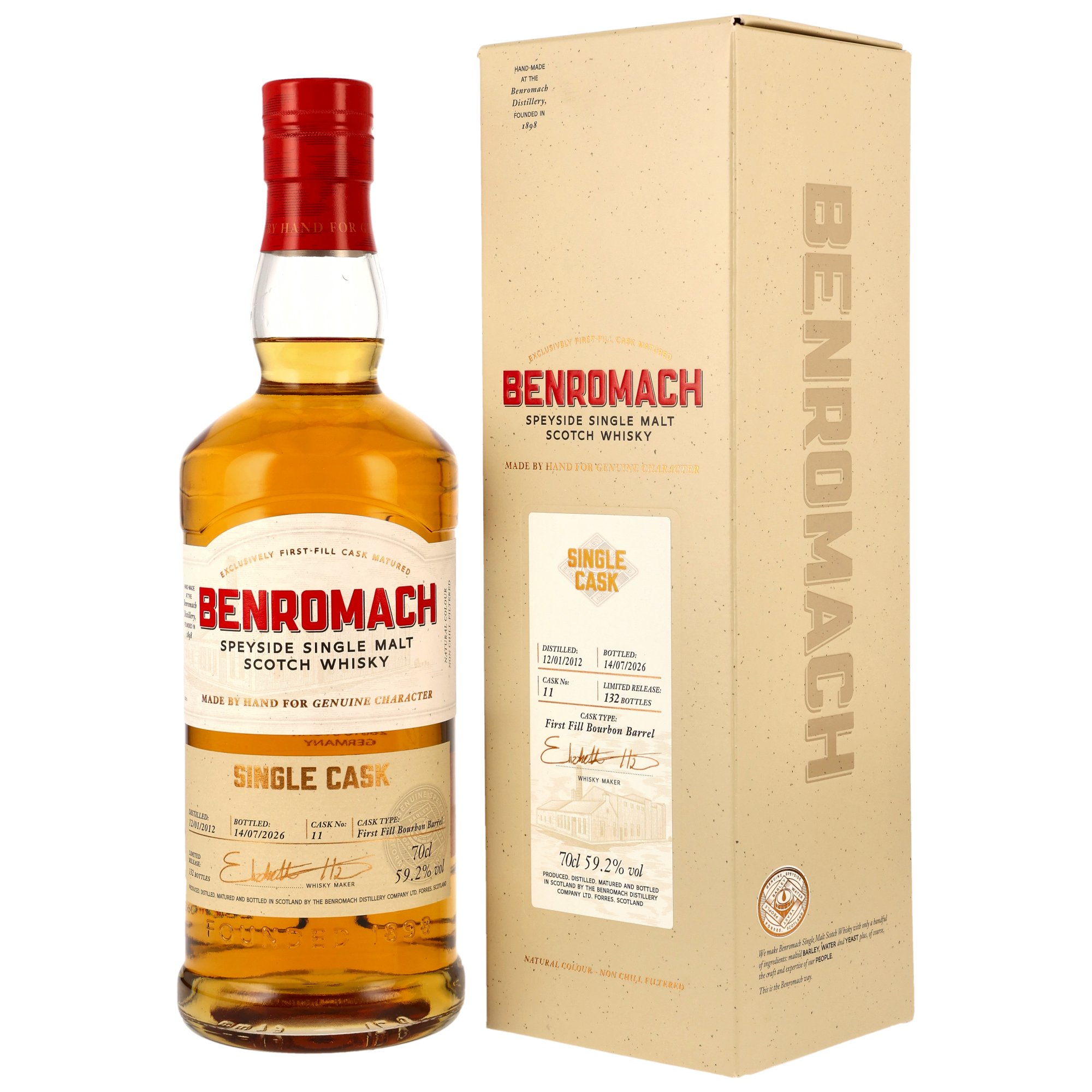 Benromach 2012/2026 - 14 y.o. - 1st Fill Bourbon Barrel #11