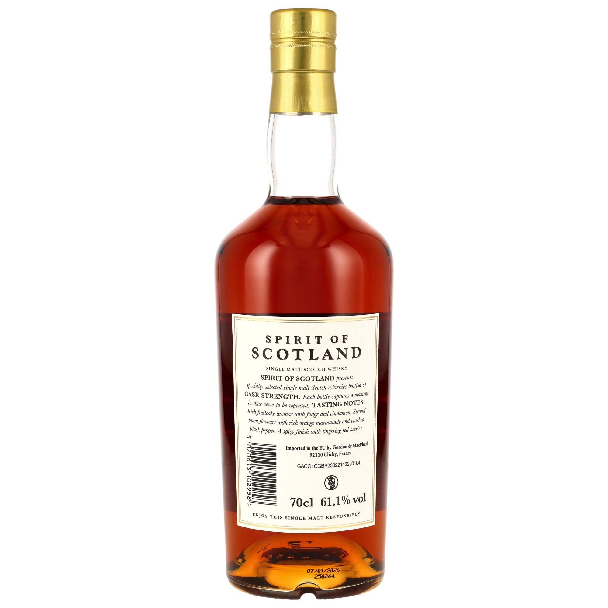 Aberfeldy 2011/2026 - 14 y.o. - 1st Fill Sherry Butt #7791 - G&M Spirit of Scotland