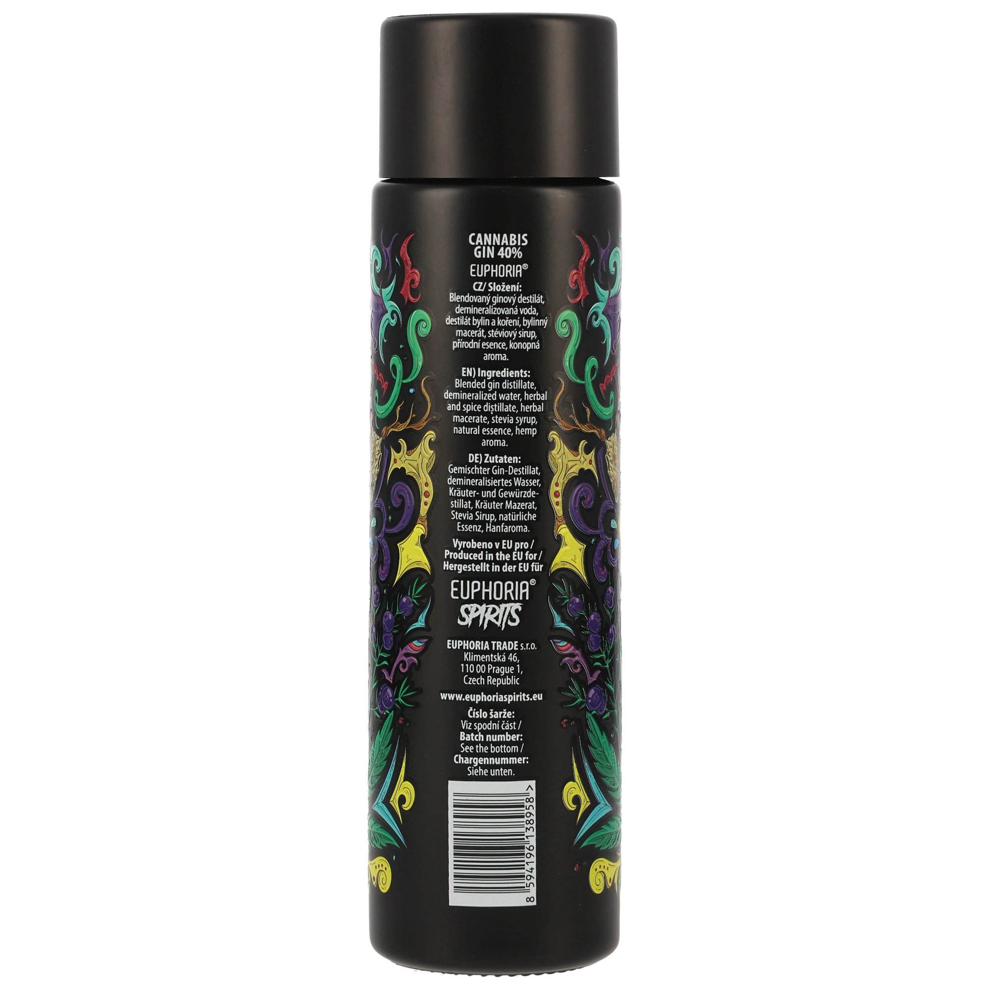 Euphoria Cannabis Gin 200ml - Made with Madness