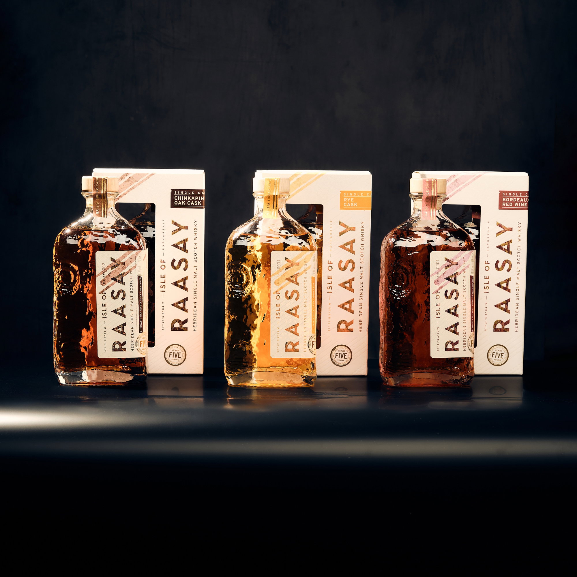 Isle of Raasay - 5 y.o. - Single Malt Whisky - Single Cask #18/721 Peated Red Wine Cask