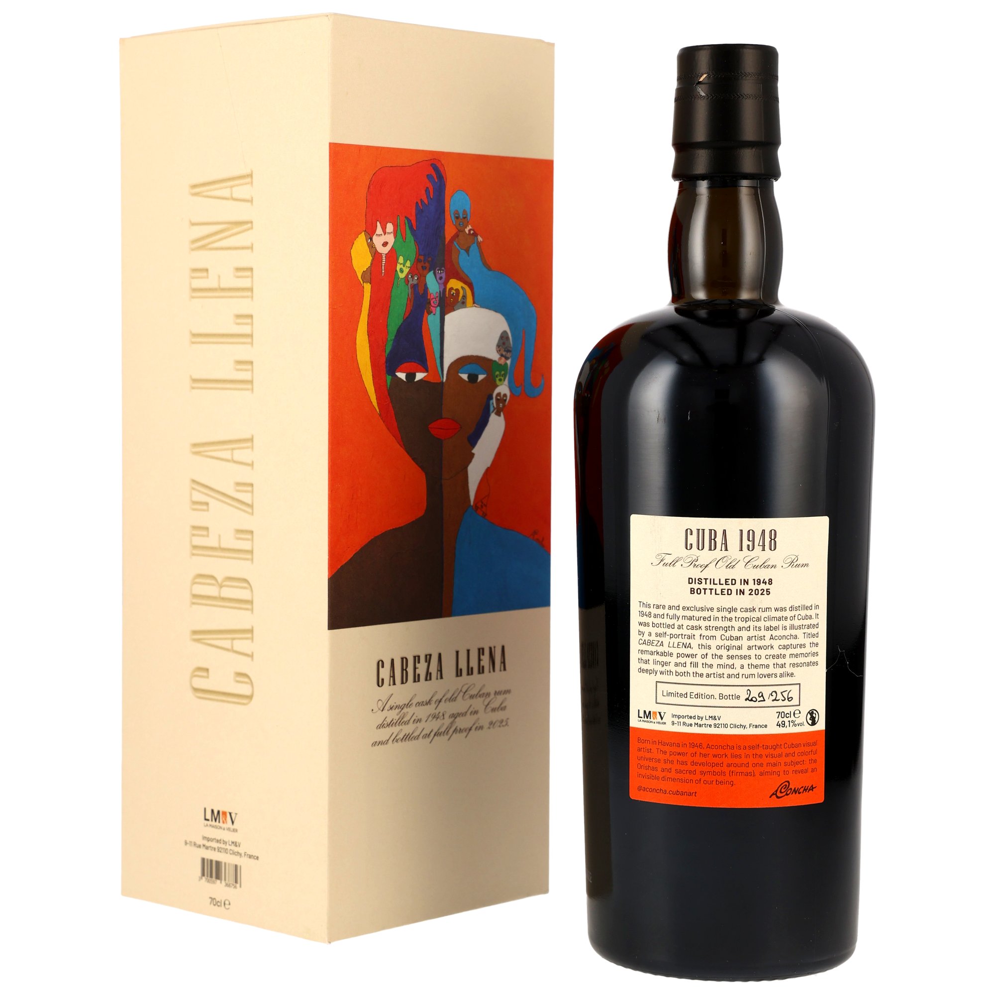 Cabeza Llena 1948/2025 - Cuba Single Cask Rum