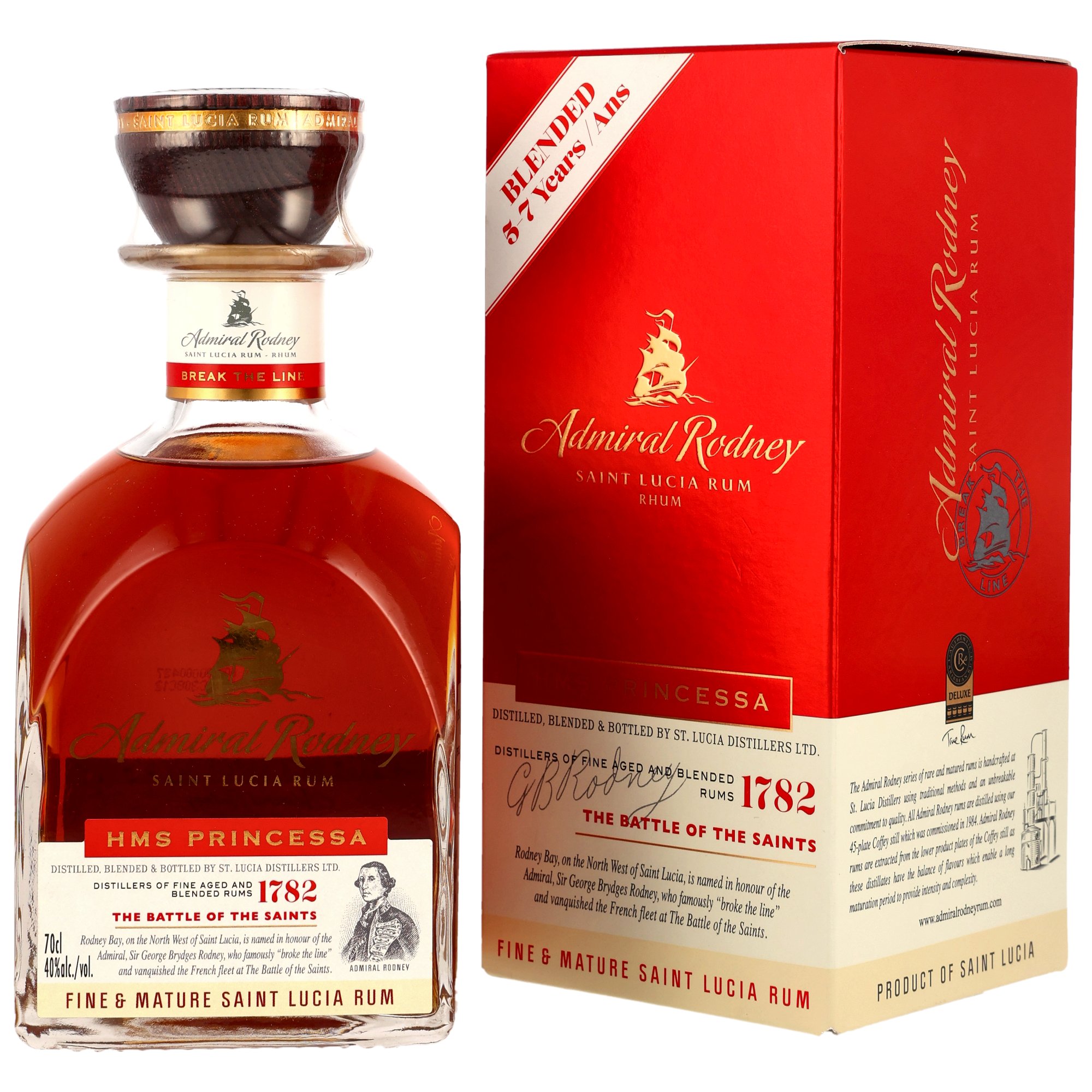 Admiral Rodney Rum - HMS Princessa