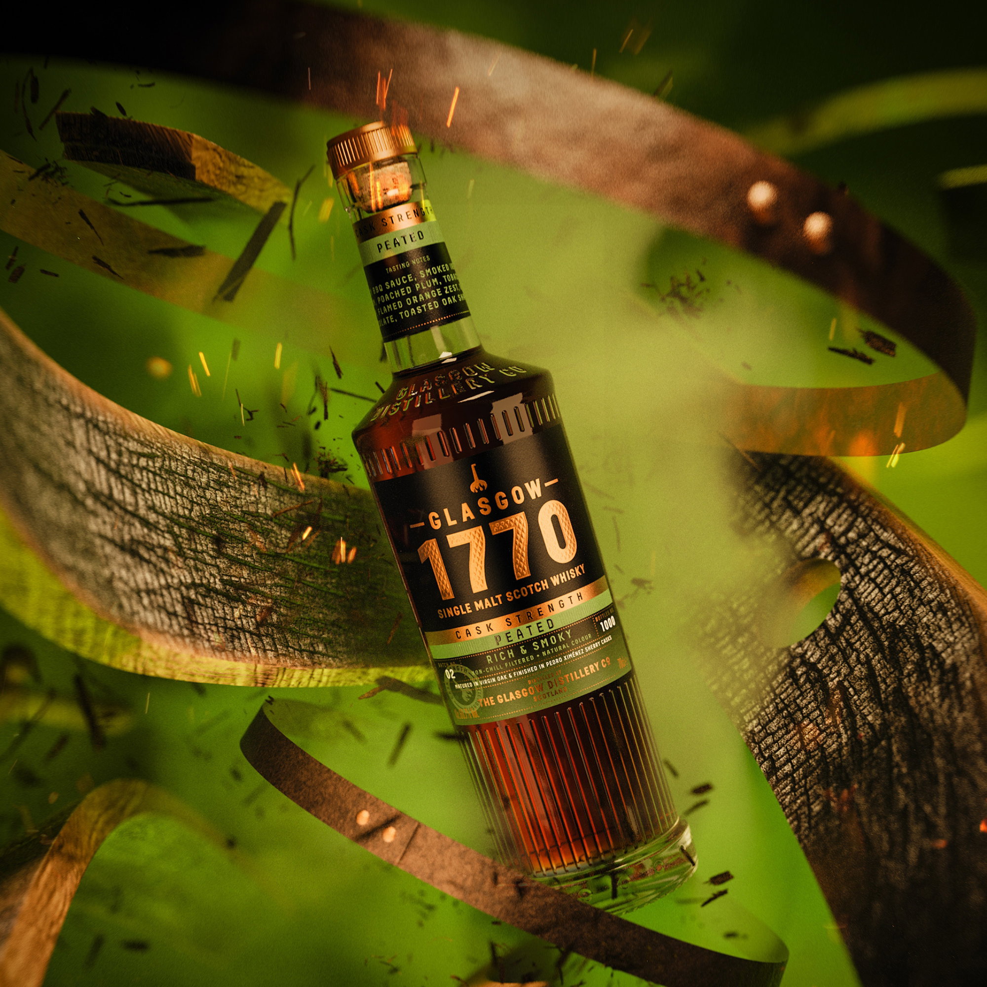 Glasgow 1770 - Peated Cask Strength Batch 2