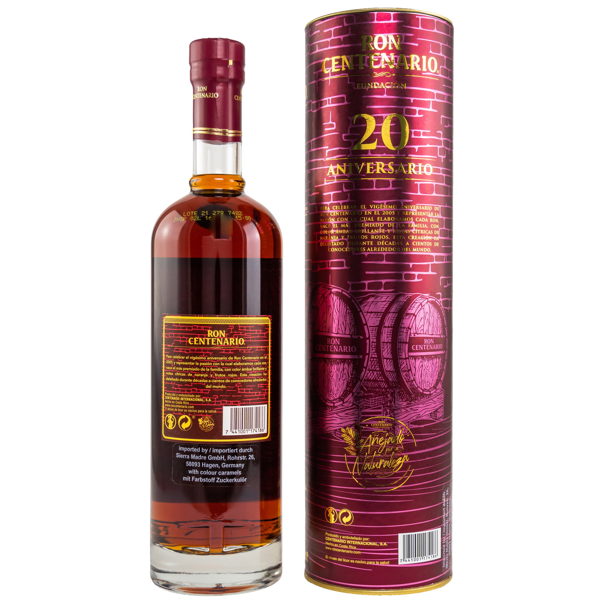 Centenario 20 y.o. Fundacion in Tube