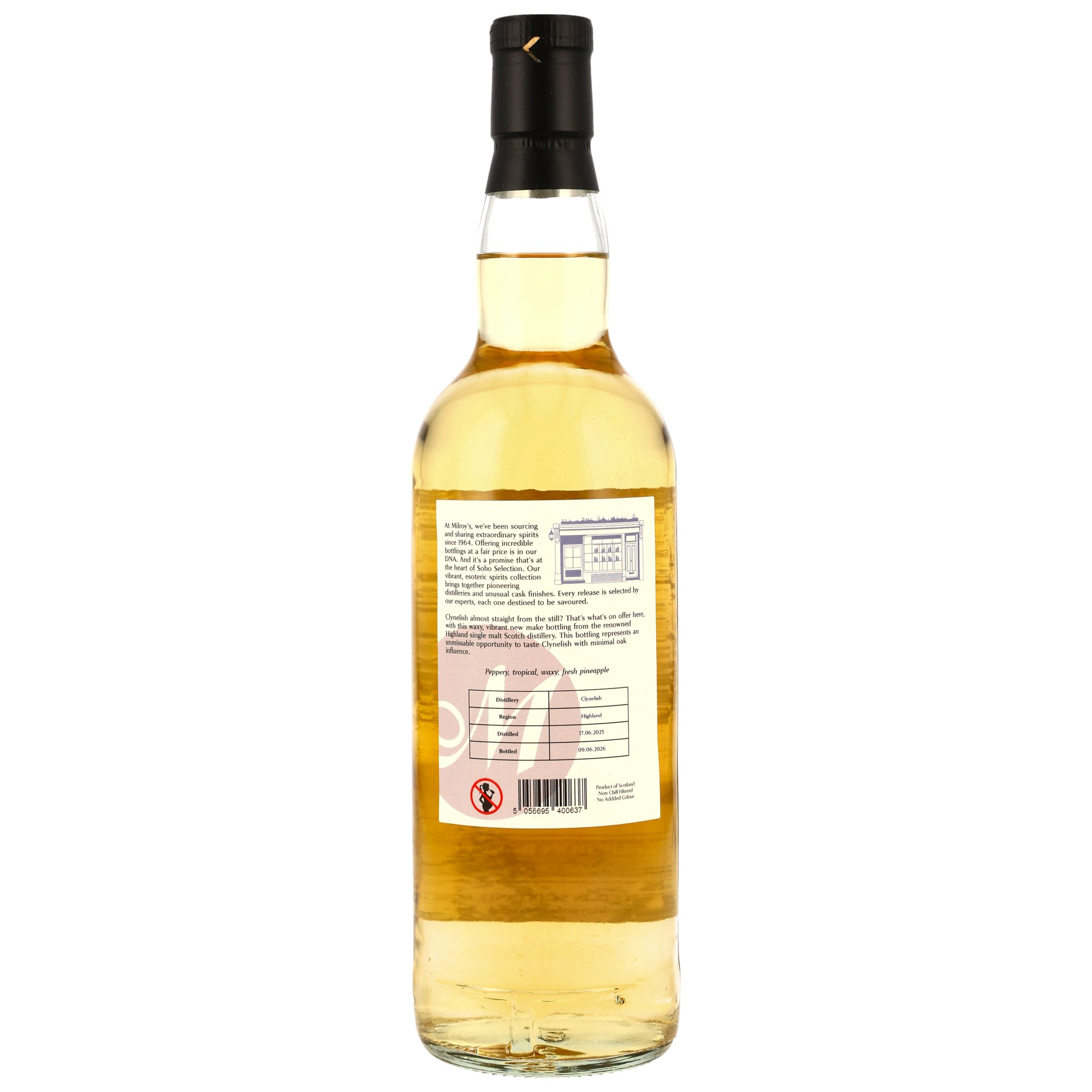 Clynelish New Make 2025/2025 - 0 y.o. - Bourbon Barrel #250141 - Milroys