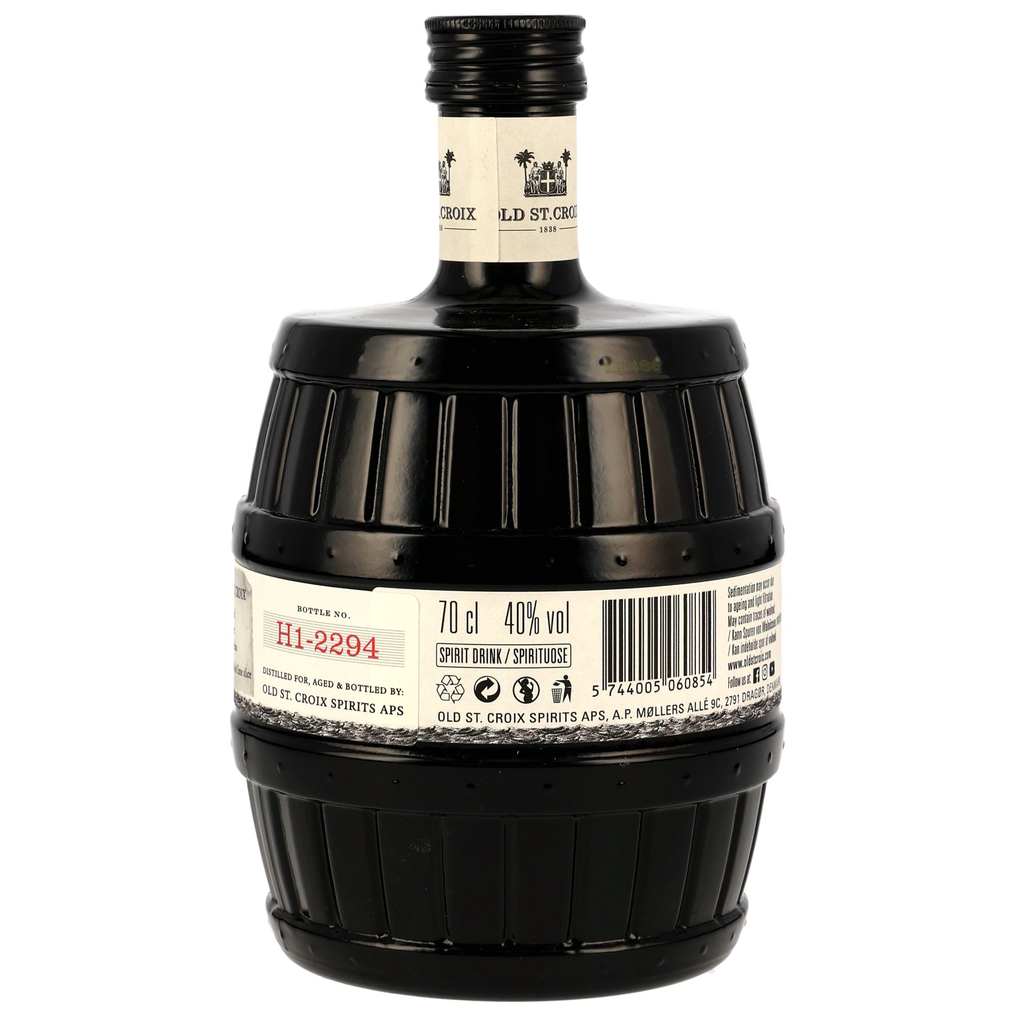 Old St. Croix Black Barrel Navy Spiced