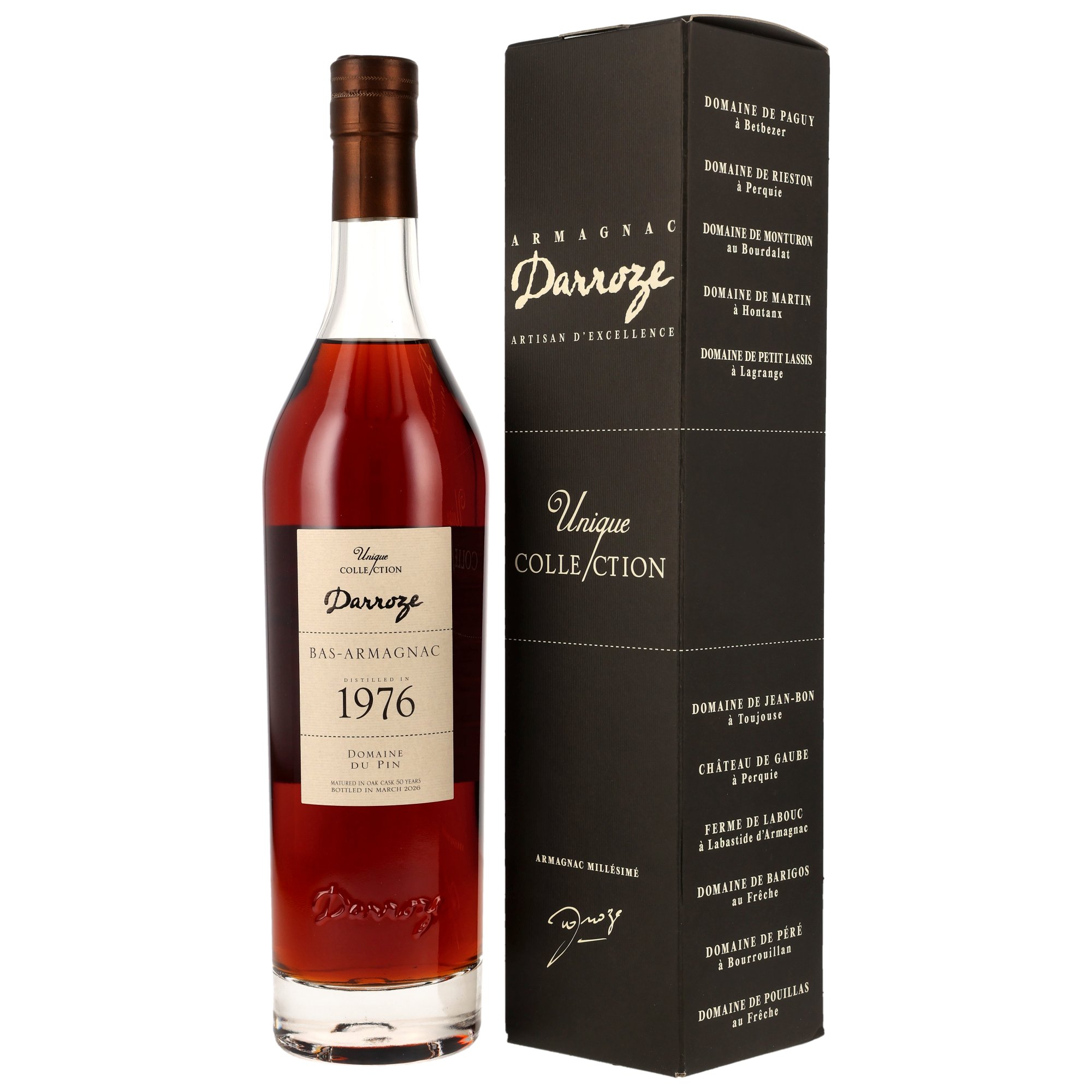 Domaine du Pin 1976/2026 - 50 y.o.- Armagnac Darroze
