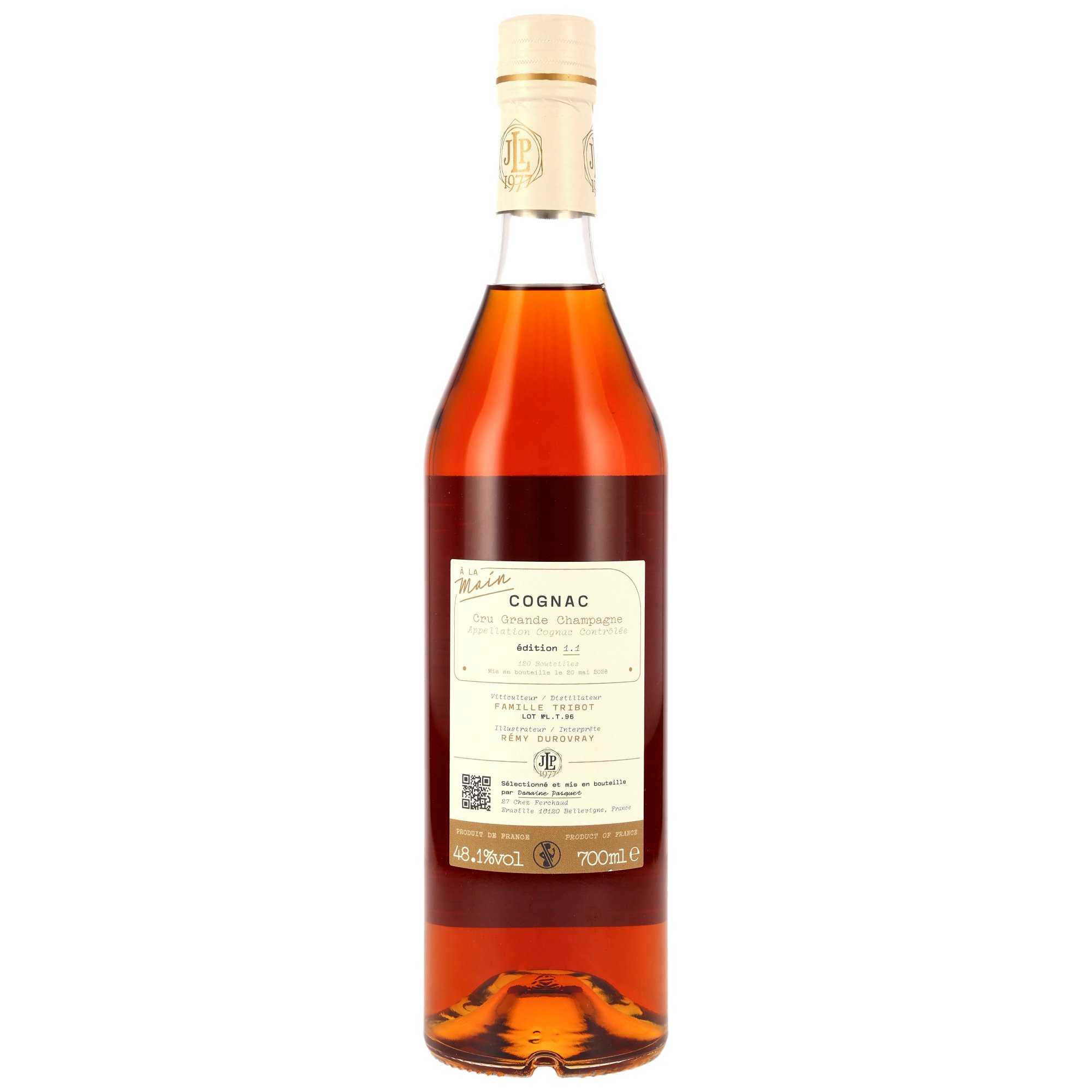 Jean-Luc Pasquet Cognac a la Main - L. T96 Grande Champagne Tribot 1.1