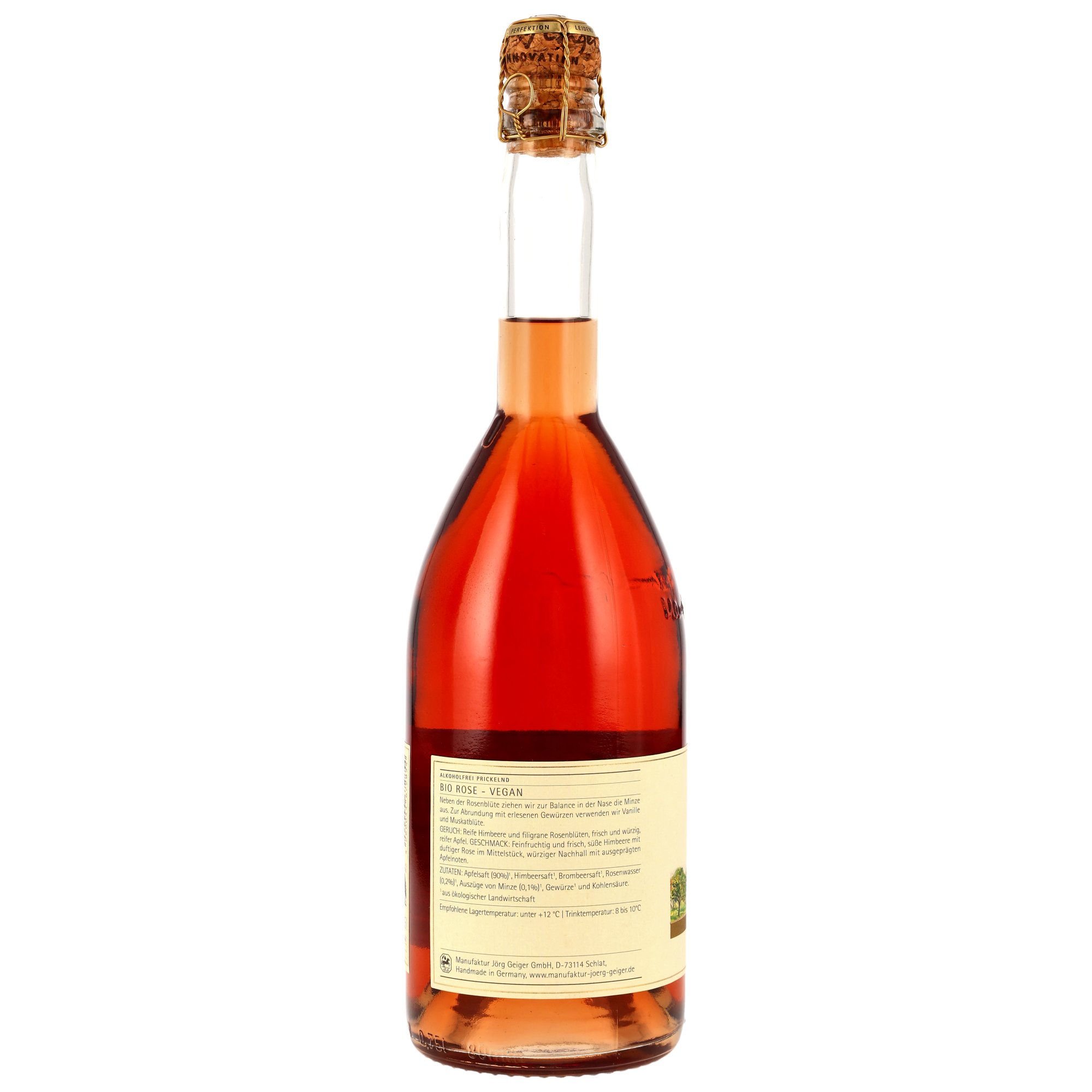 Bio-Rose Alkoholfrei - MHD Artikel - Manufaktur Jörg Geiger