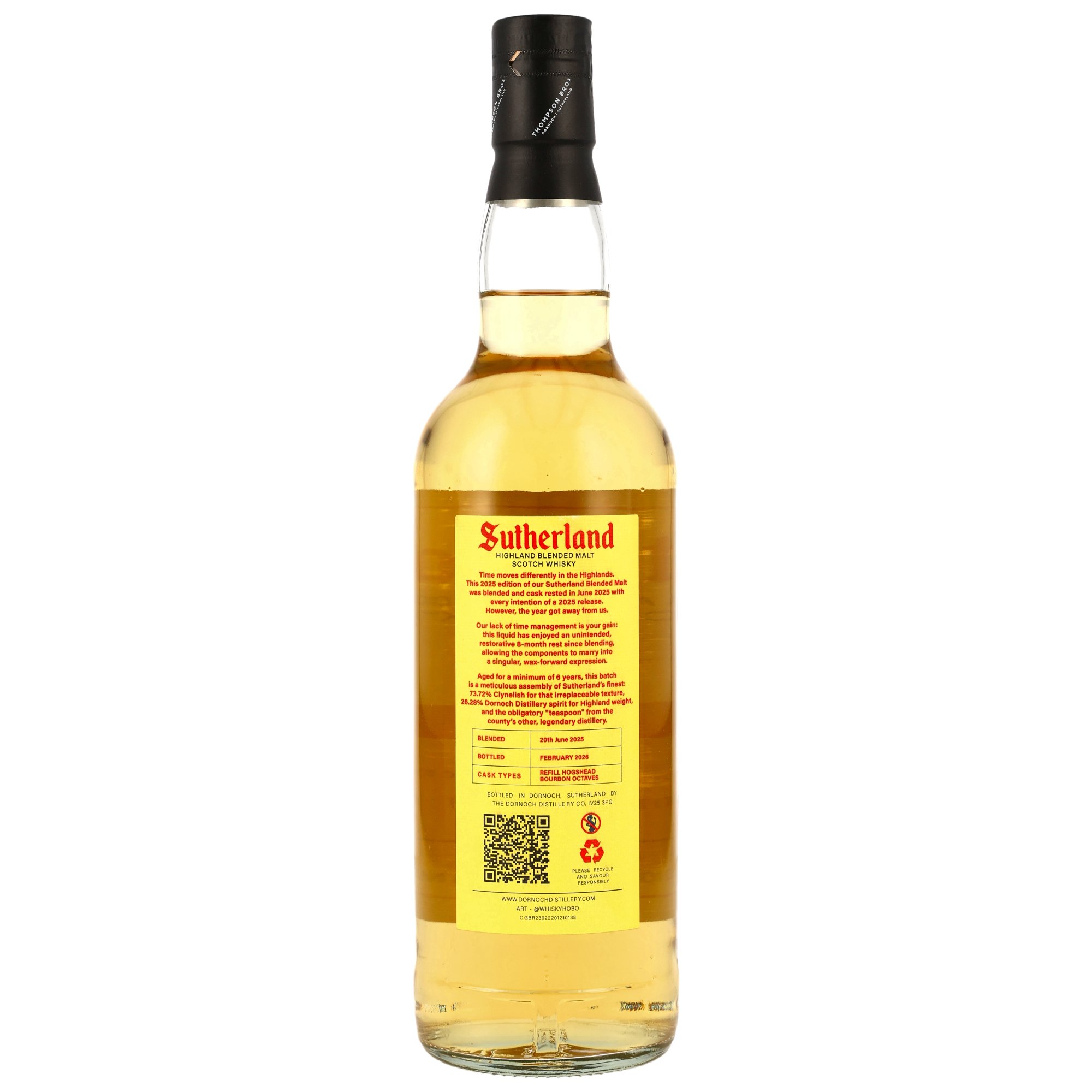 Sutherland 5 y.o. Highland Blended Malt Whisky - Thompson Bros. (2025)