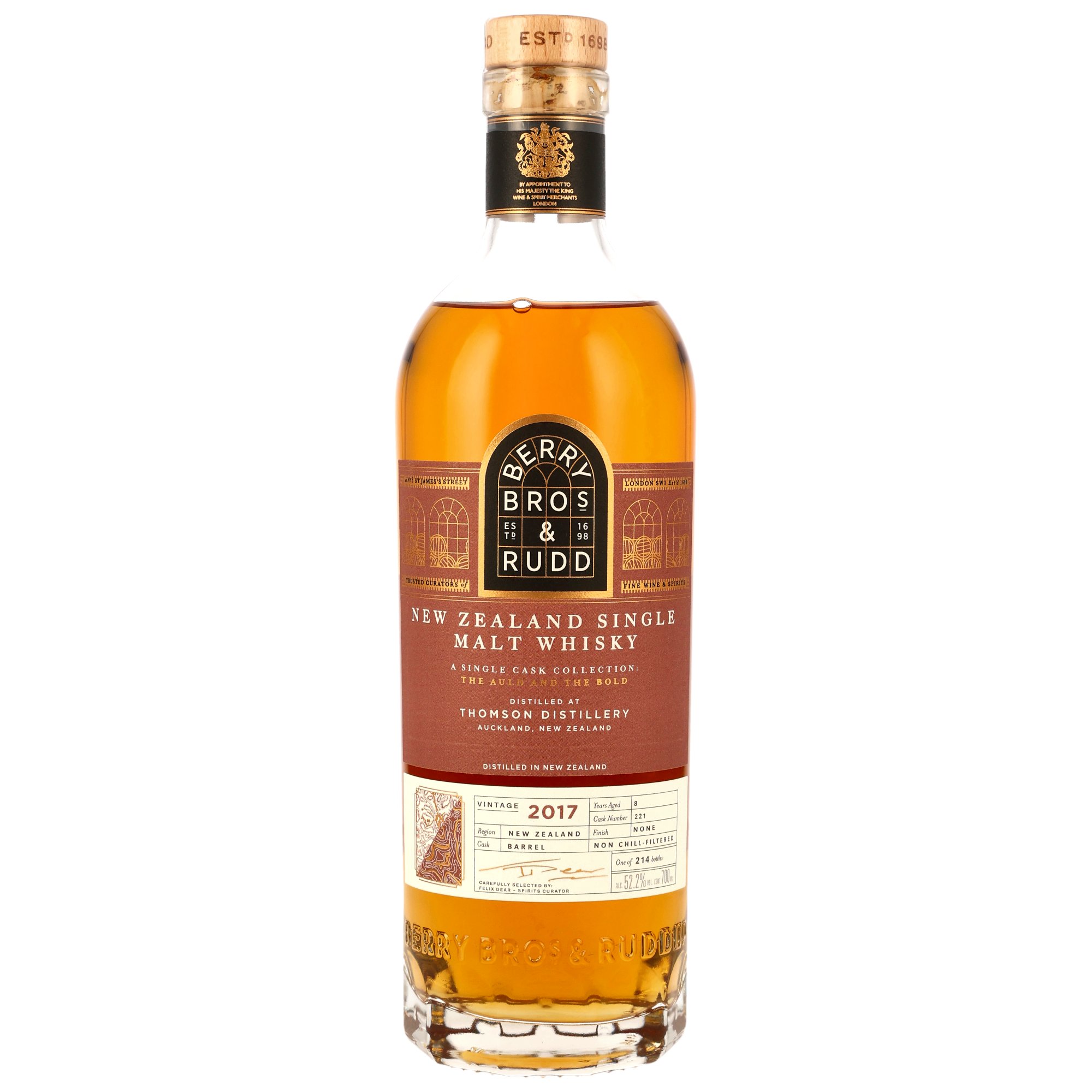 Thomson 2017 - 8 y.o. - Barrel #221 The Auld & The Bold (Berry Bros & Rudd)