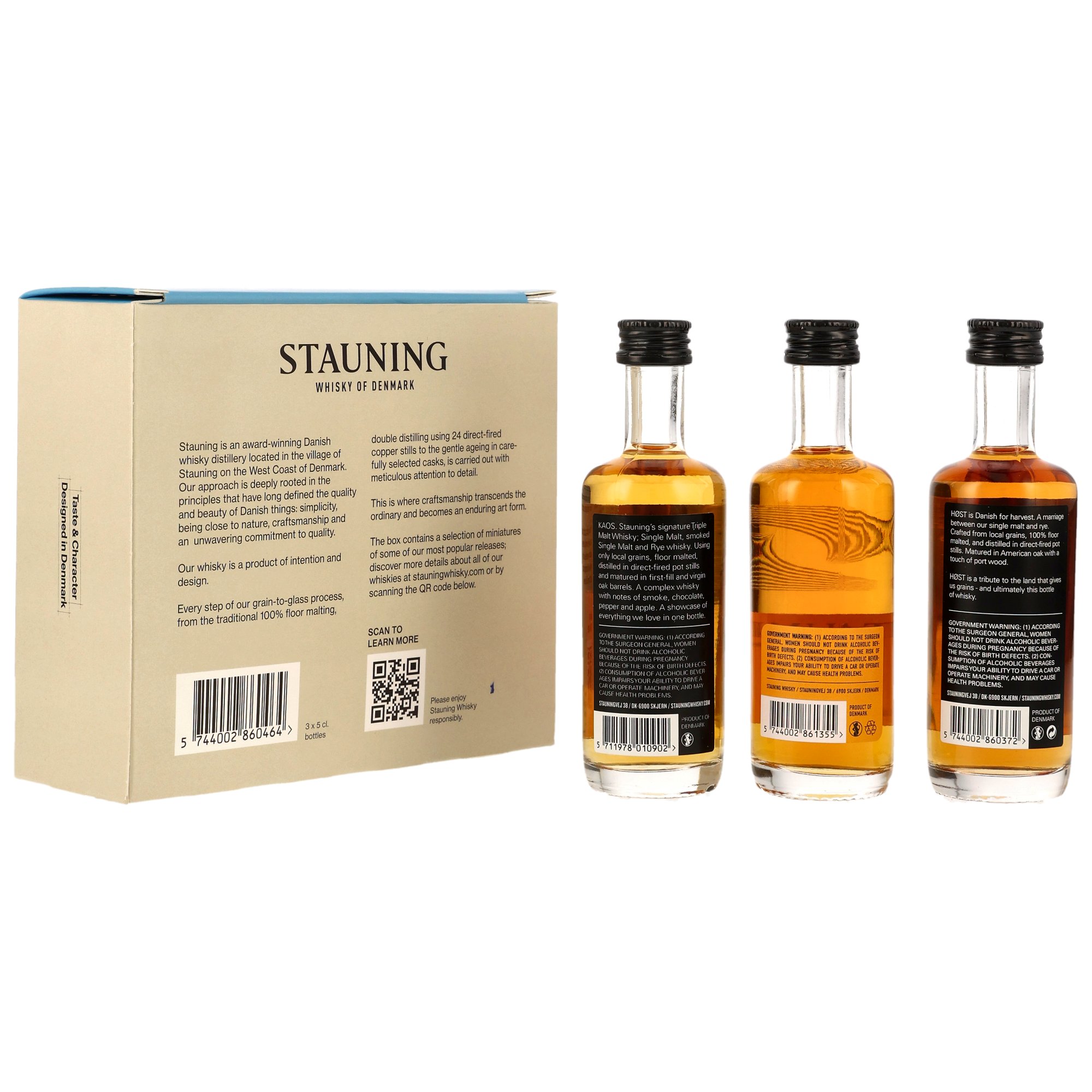 Stauning Core Set Mini Collection - Danish Whisky - Neue Ausstattung