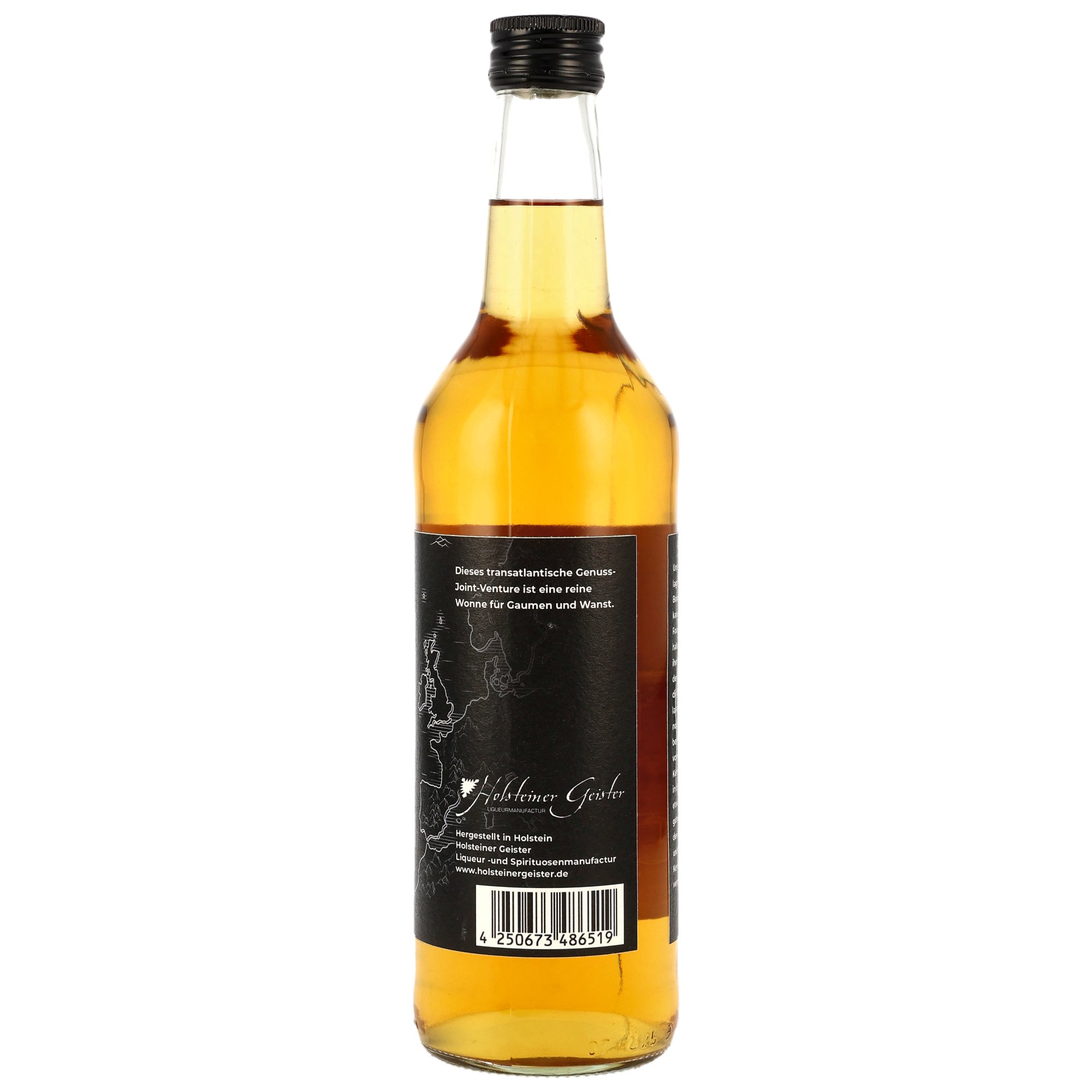 Treibholz Akvavit im Bourbonfass gelagert